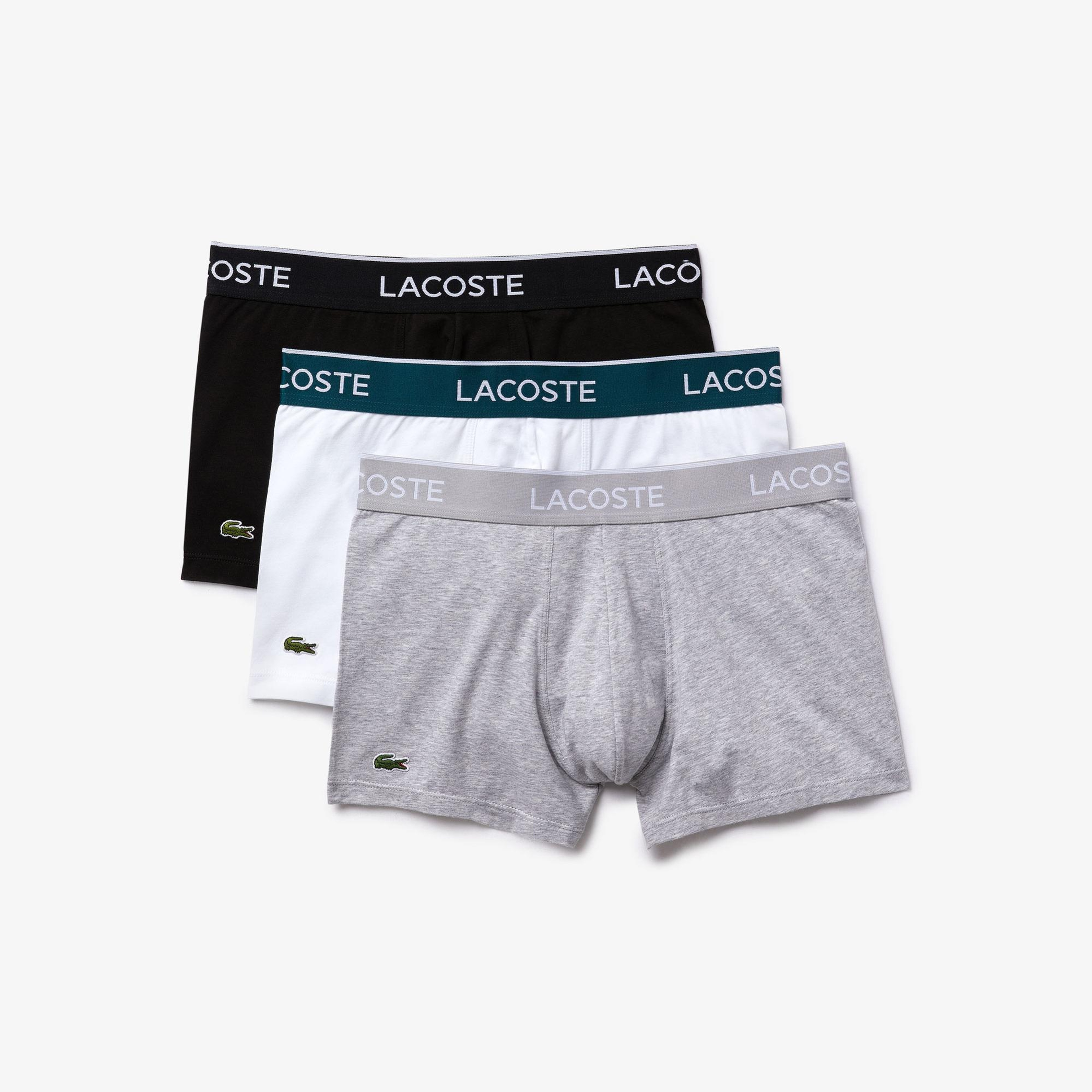 Lacoste Active Erkek 3'lü Renkli Boxer