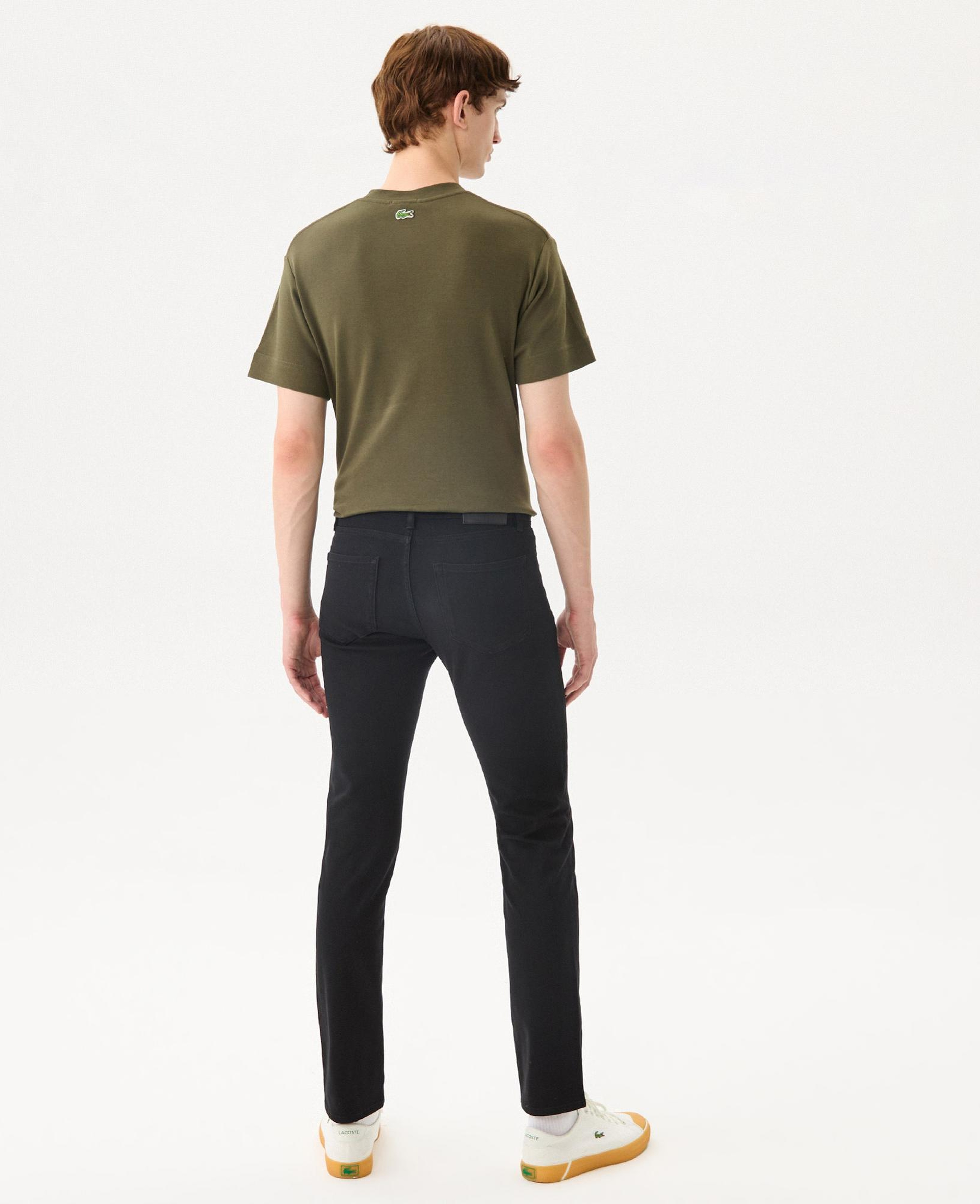 Lacoste Erkek Slim Fit Siyah Jean Pantolon