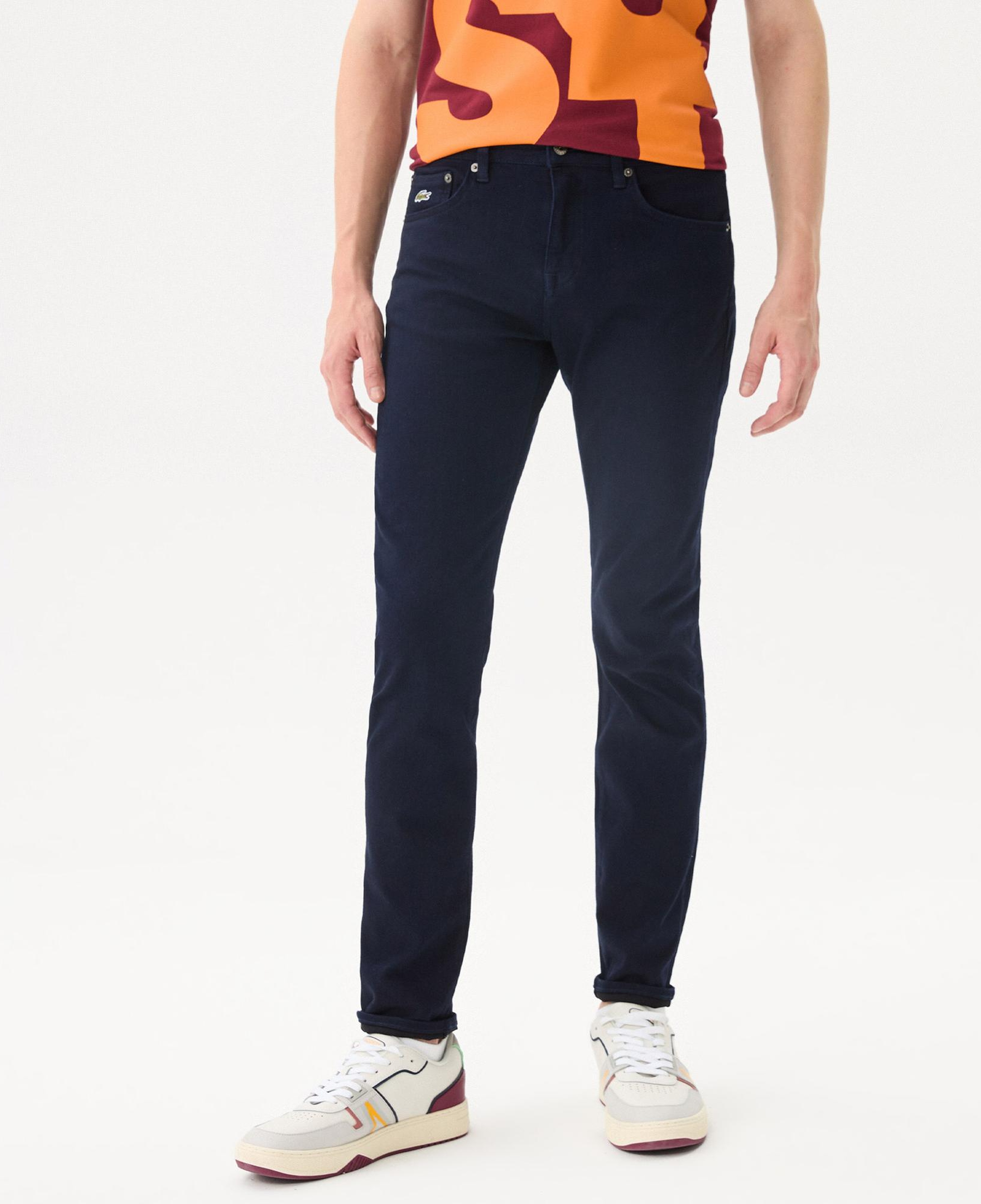 Lacoste Erkek Slim Fit Lacivert Jean Pantolon