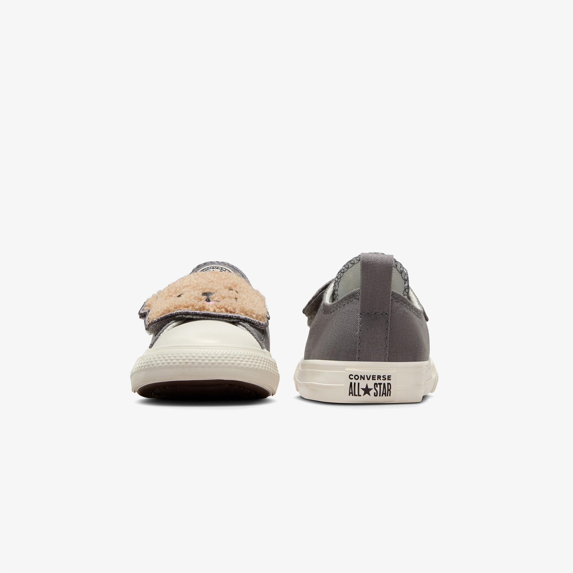 Converse Chuck Taylor All Star One Strap Çocuk Gri Sneaker