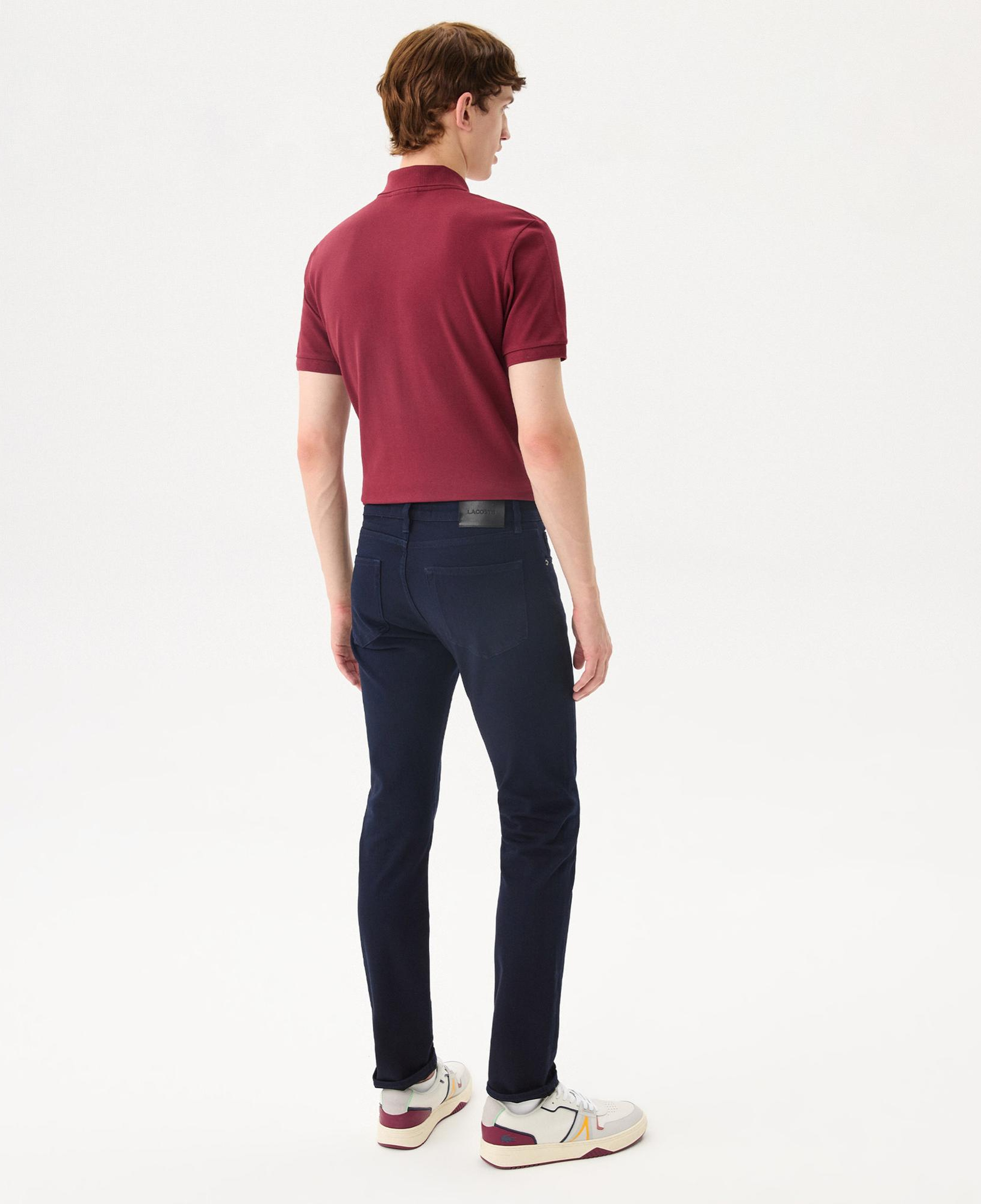 Lacoste Erkek Slim Fit Lacivert Jean Pantolon