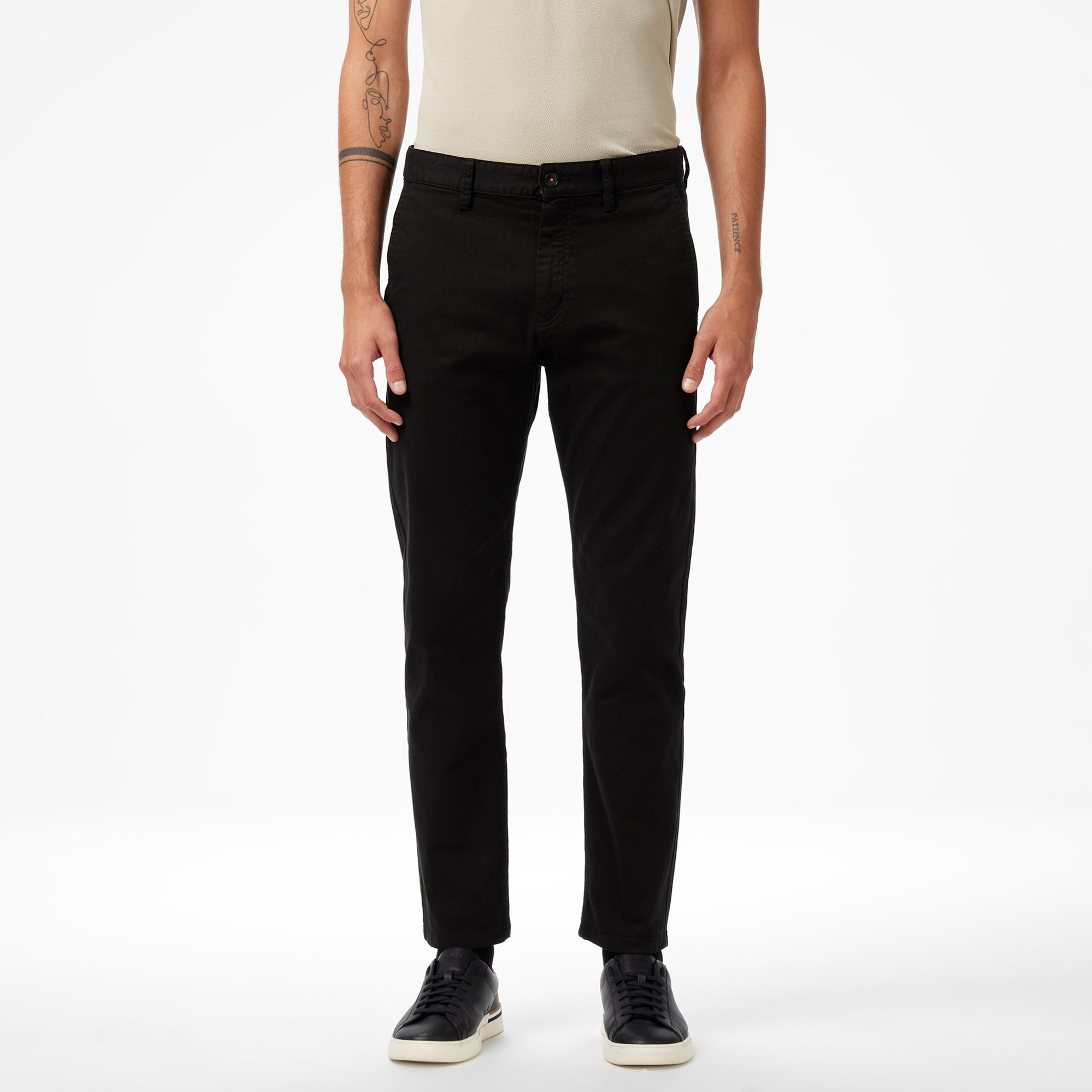 Boss Chino Erkek Siyah Pantolon