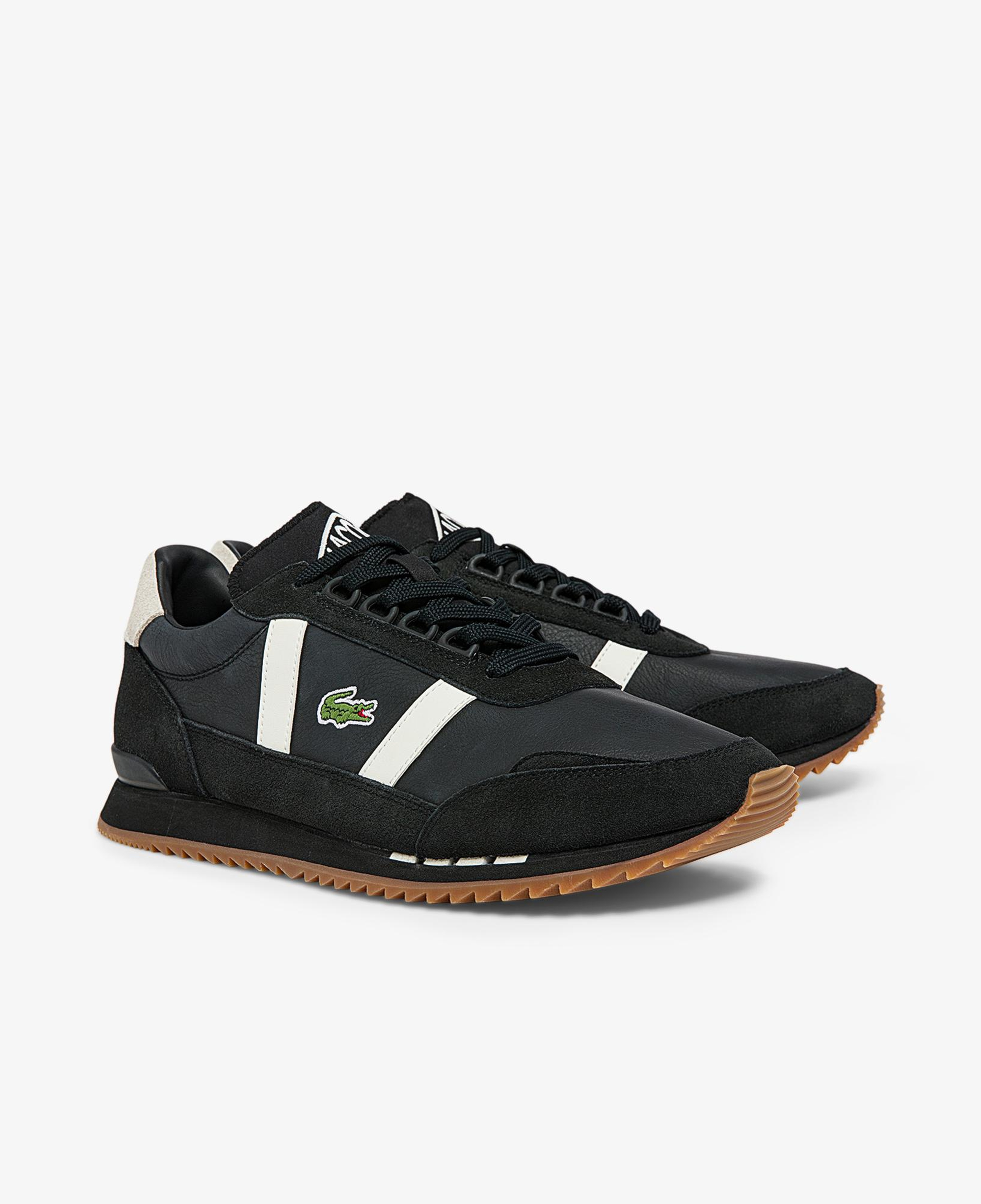 Lacoste Partner Retro Erkek Siyah Sneaker
