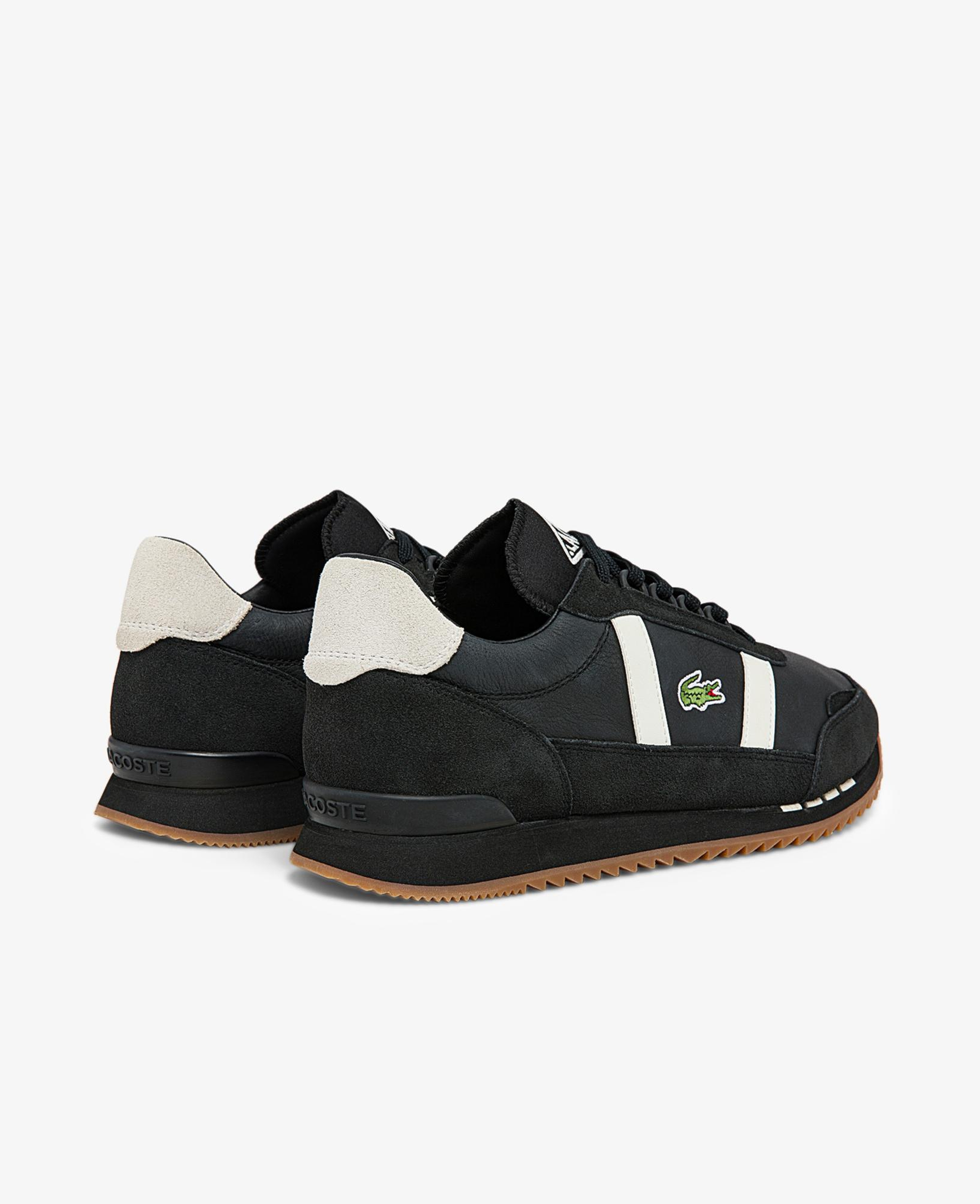 Lacoste Partner Retro Erkek Siyah Sneaker