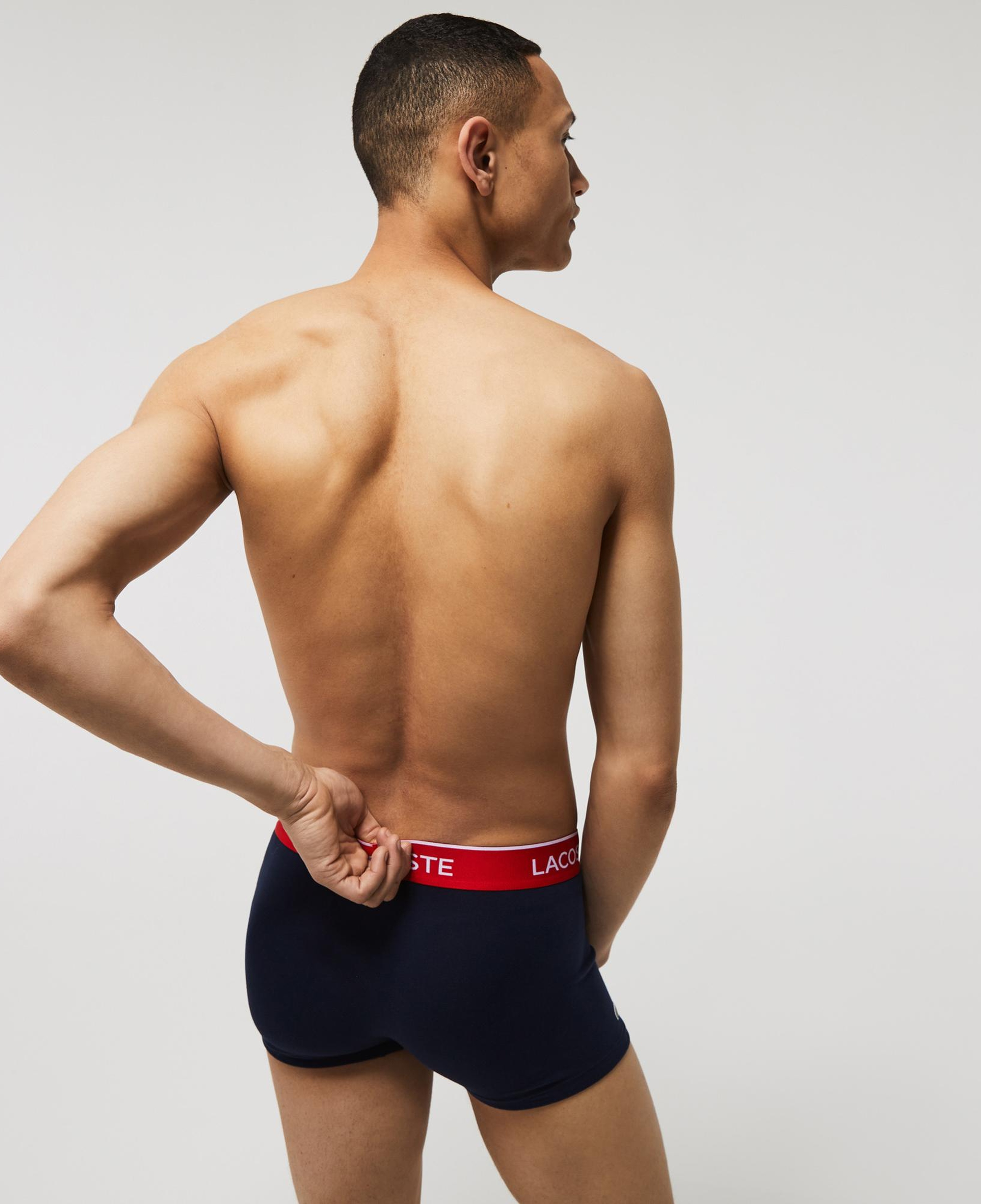Lacoste Erkek 3'lü Lacivert Boxer