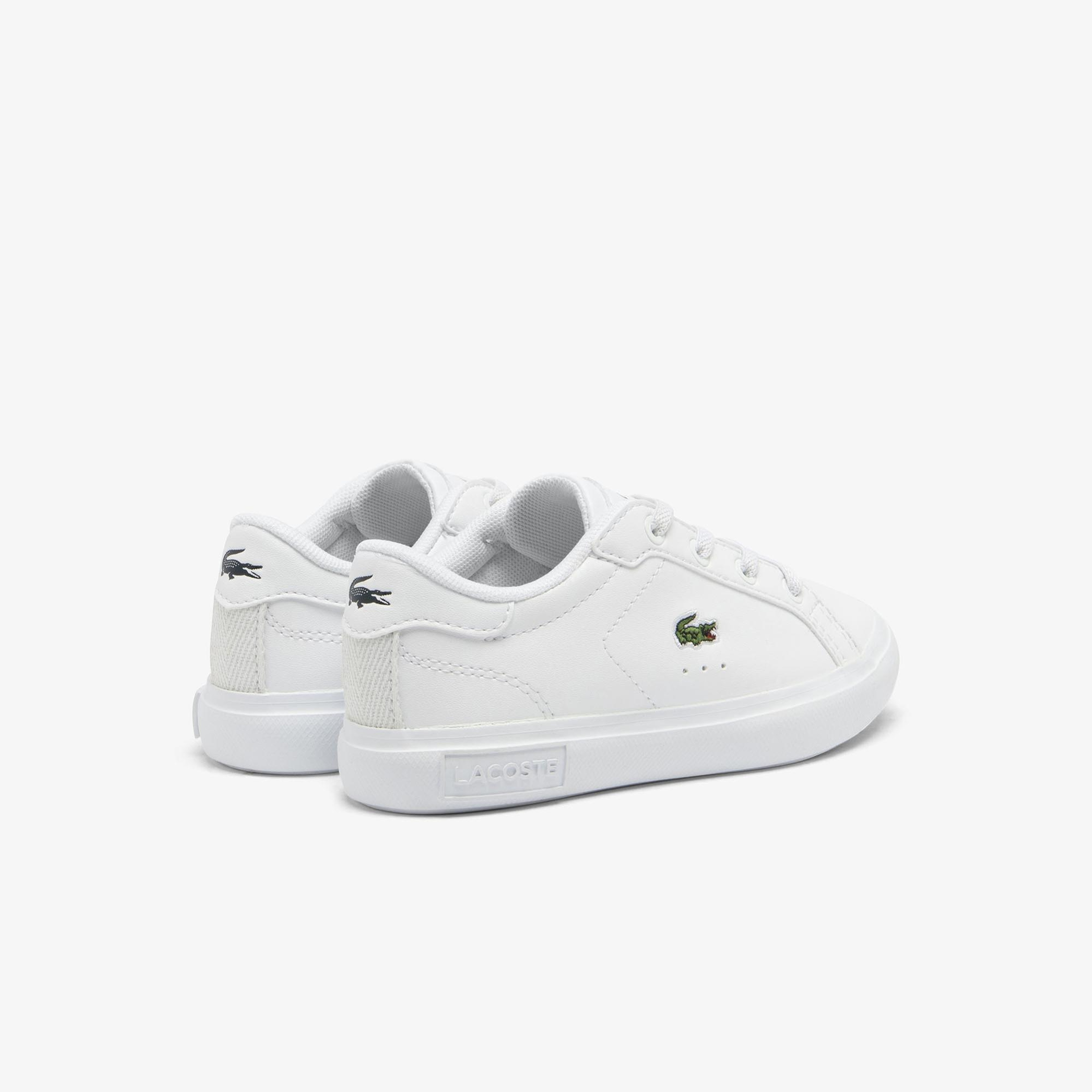 Lacoste Powercourt Çocuk Beyaz Sneaker