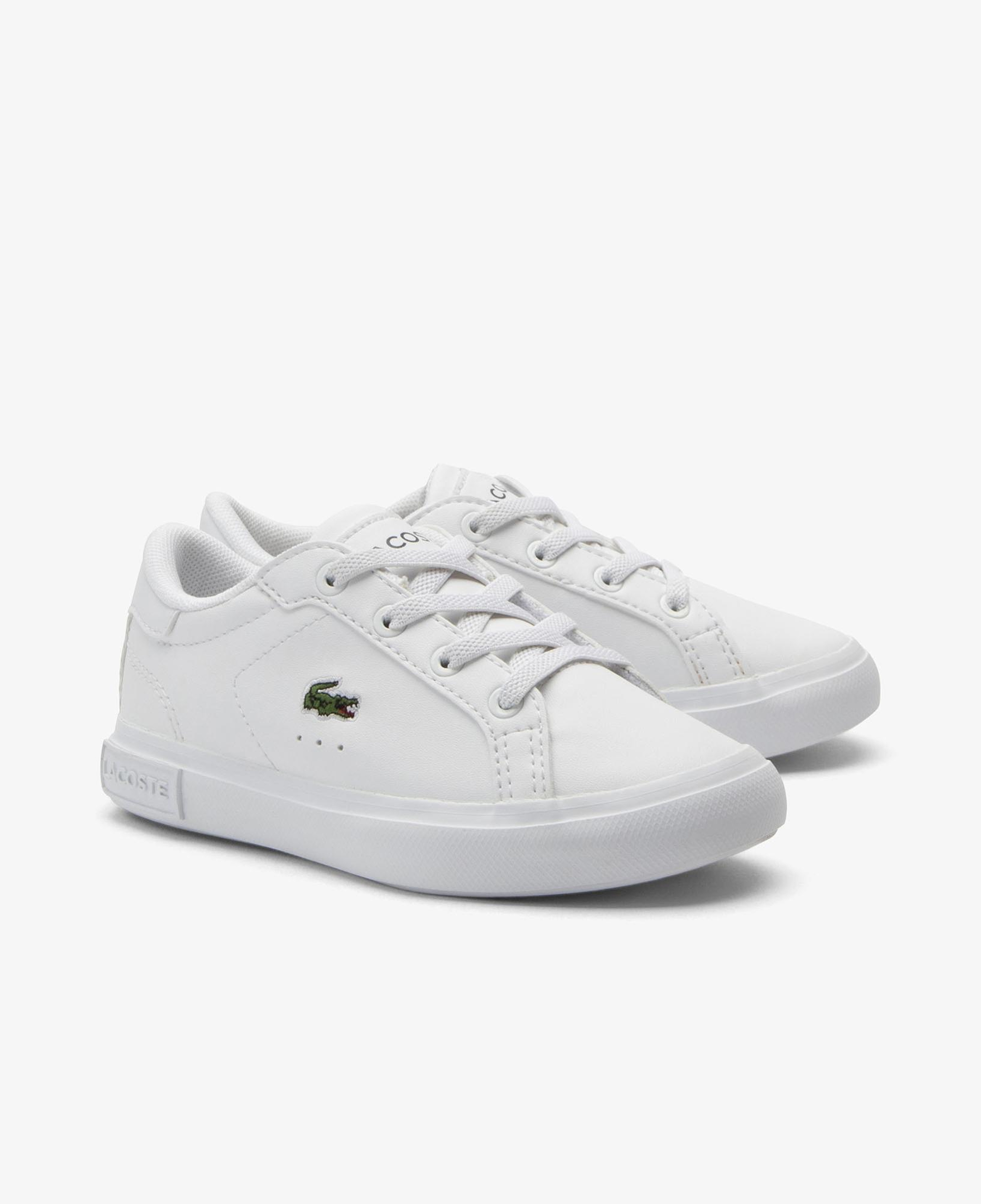 Lacoste Powercourt Çocuk Beyaz Sneaker