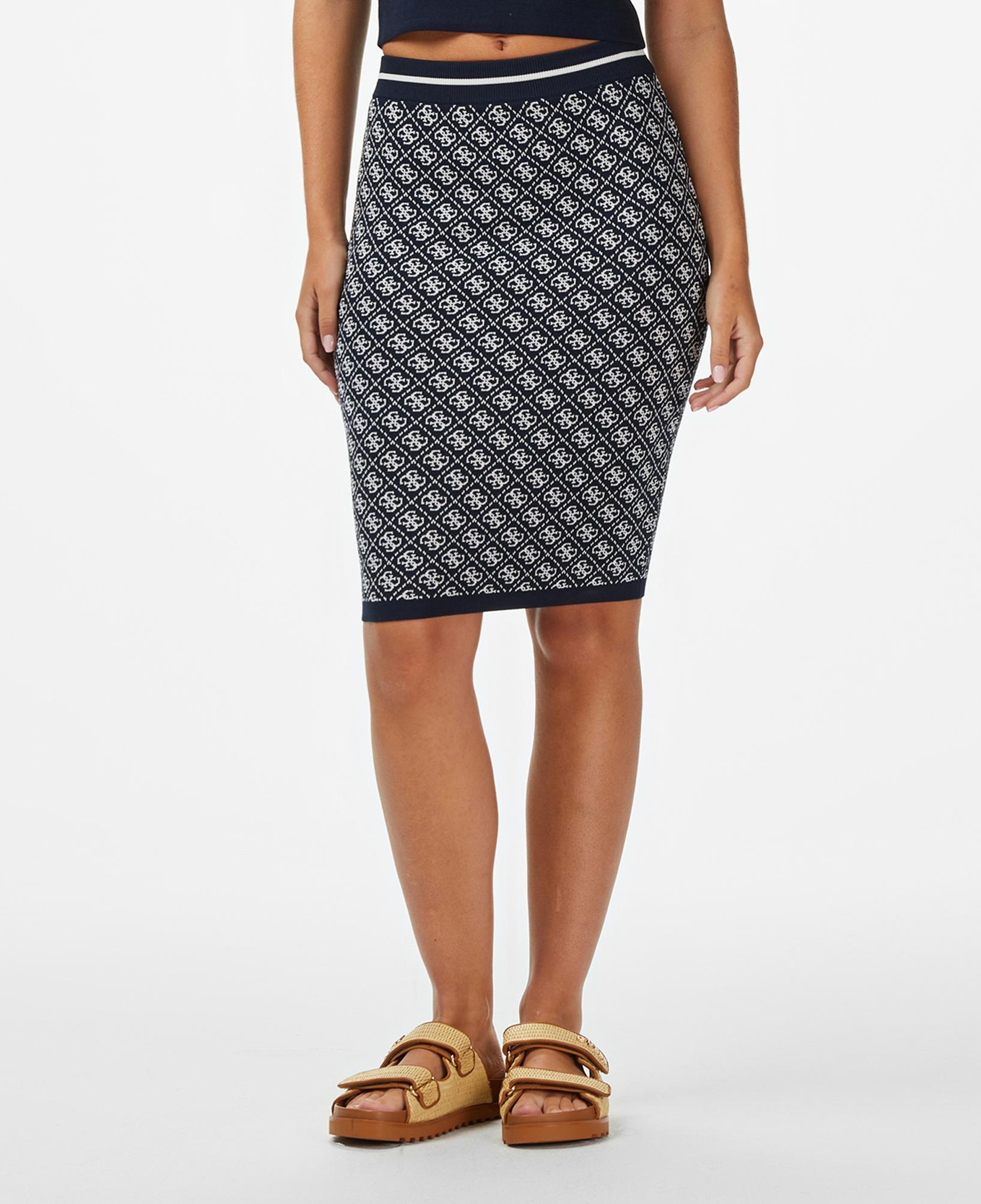 Guess Lise Tailored Fit Kadın Lacivert Etek