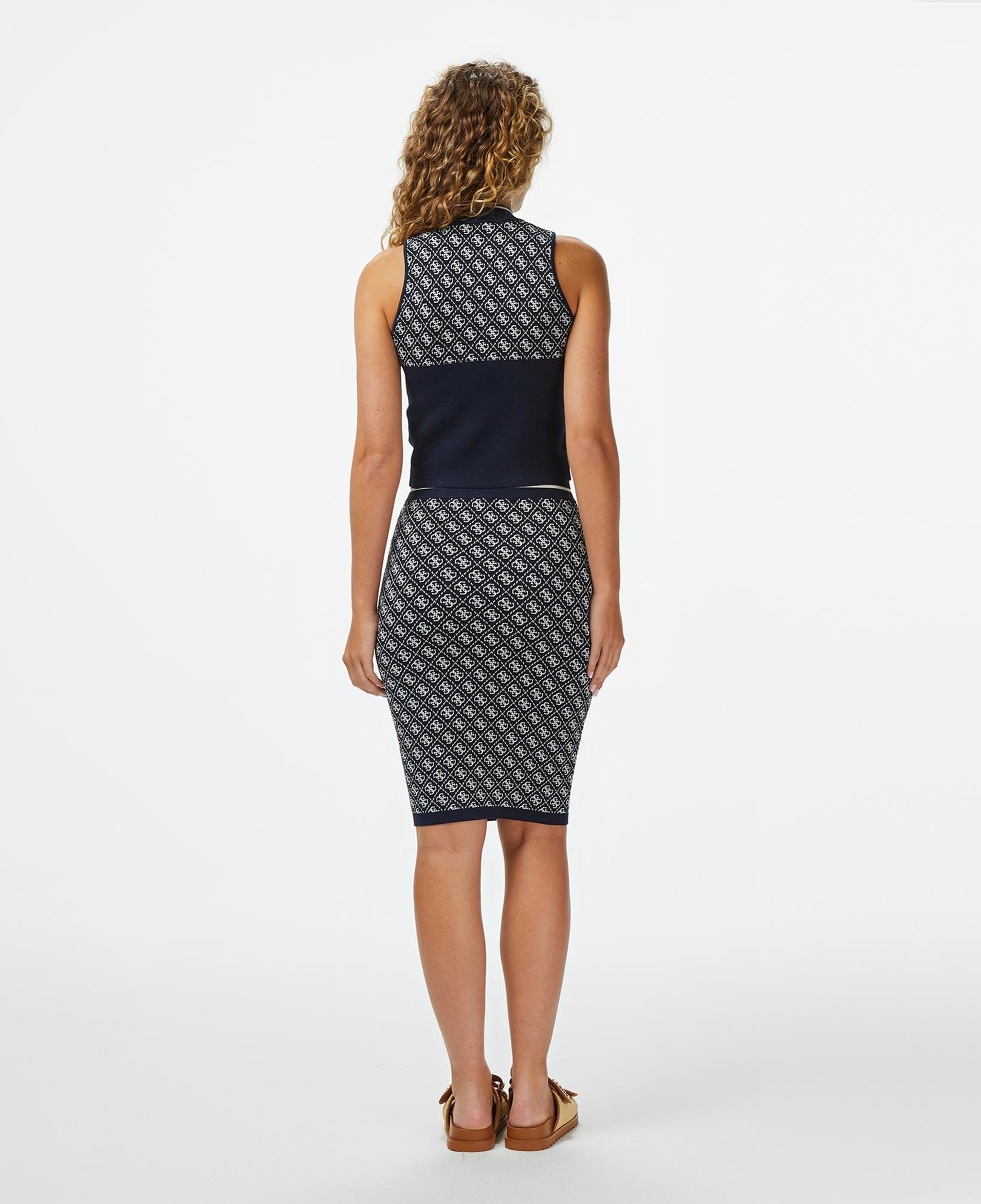 Guess Lise Tailored Fit Kadın Lacivert Etek