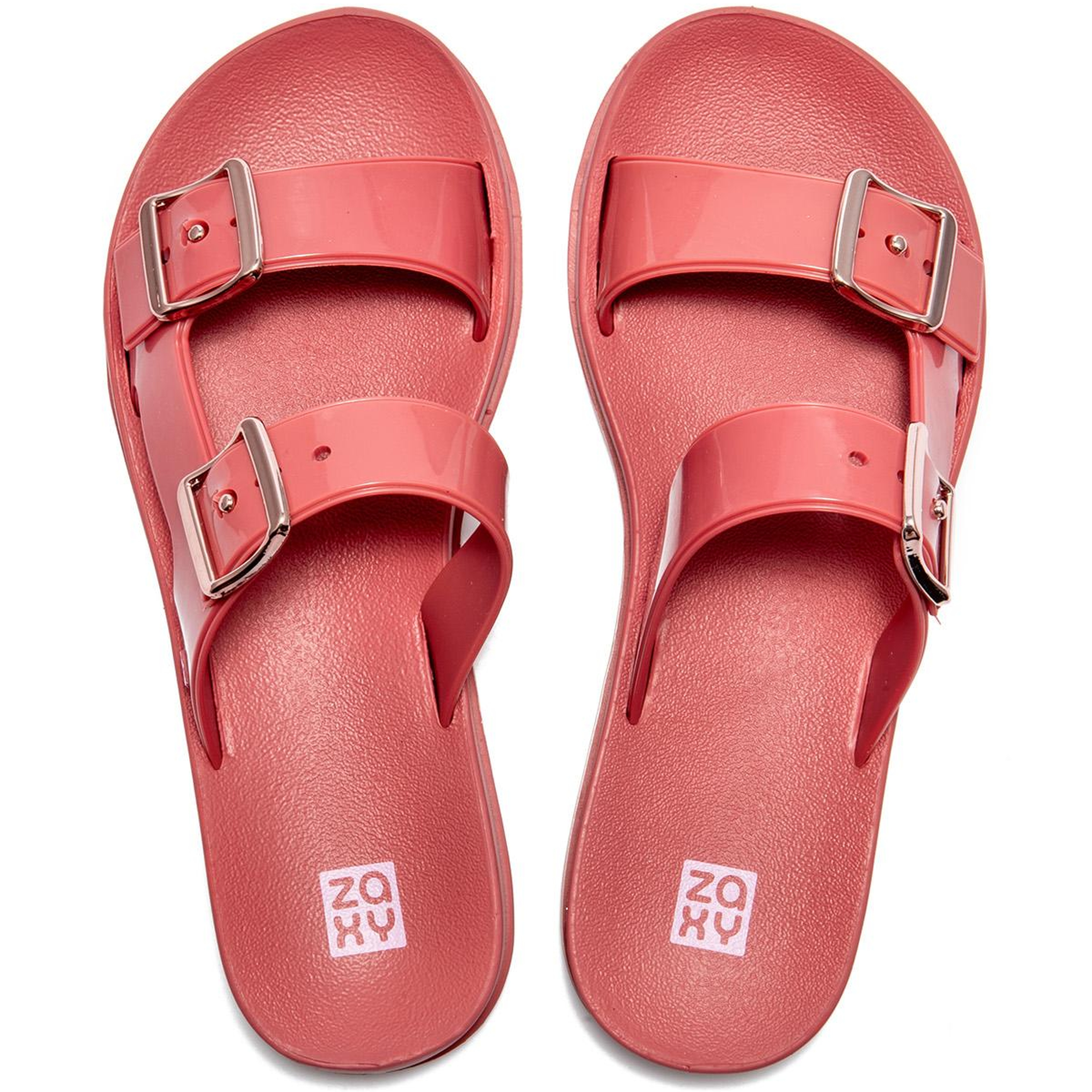 Flash Slide Çift Bantlı Kadın Terlik Gül Kurusu 35/42