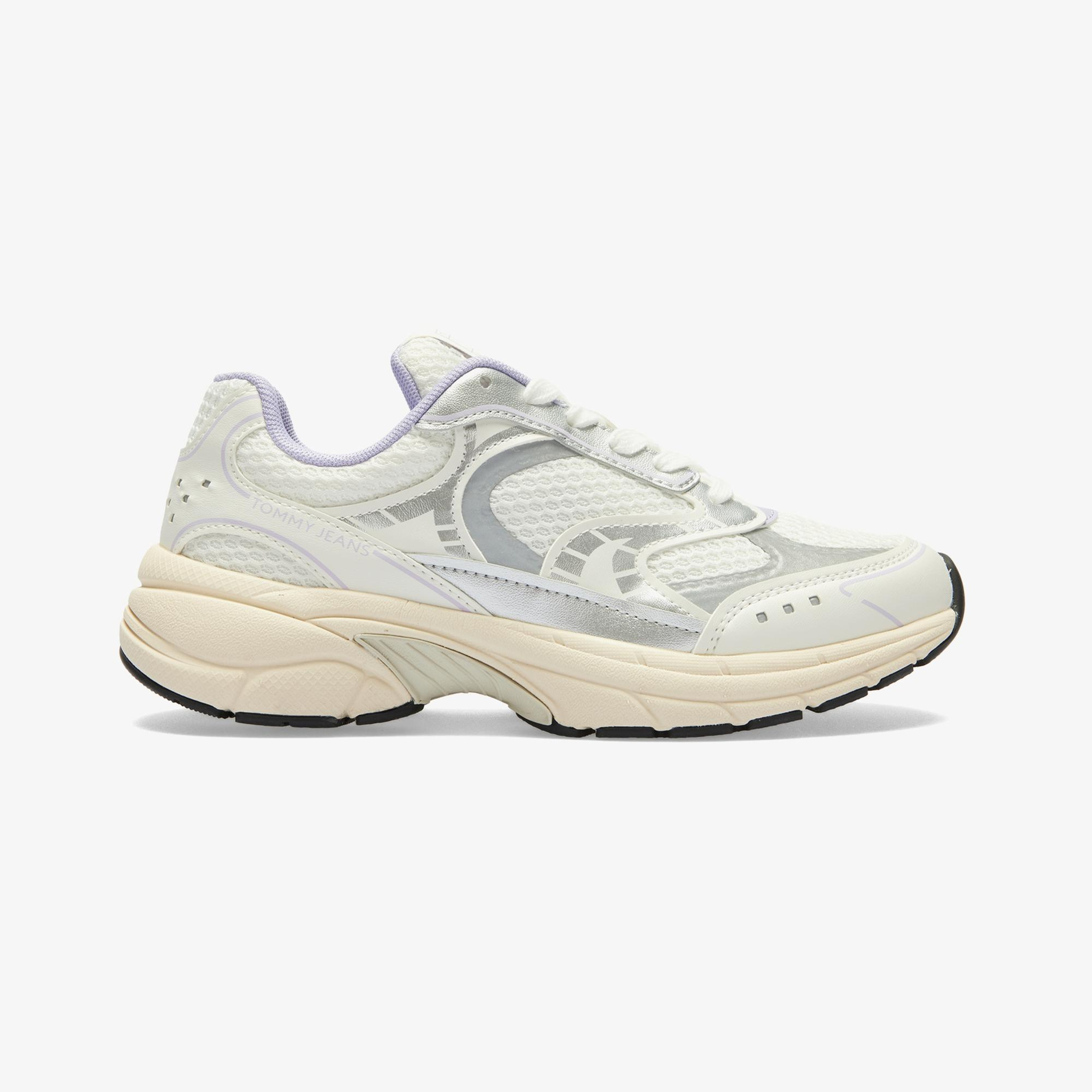 Tommy Hilfiger Logolu Kadın Beyaz Spor Ayakkabı