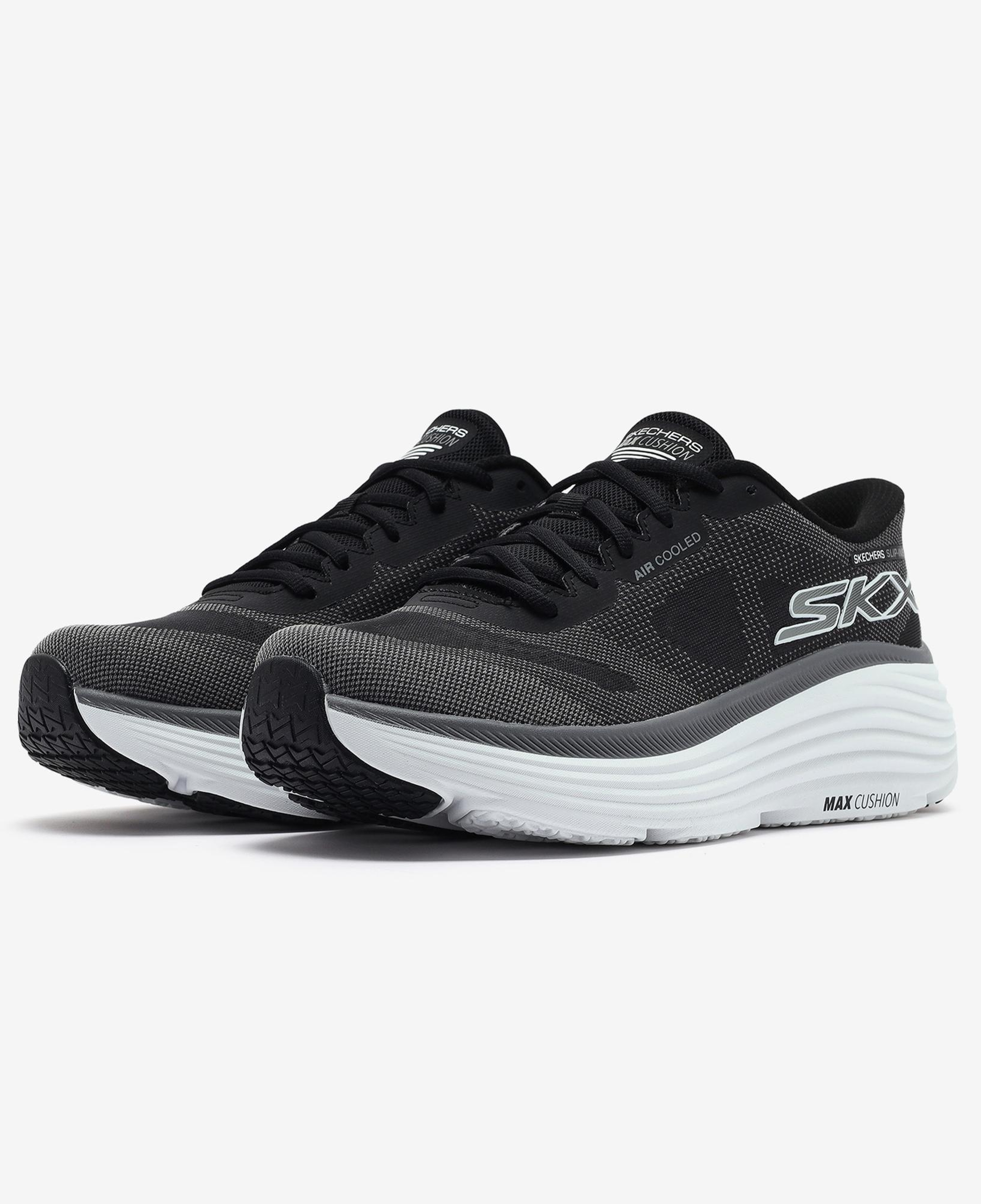 Skechers Max Cushioning Endeavour Exciton Erkek Siyah Koşu Ayakkabısı