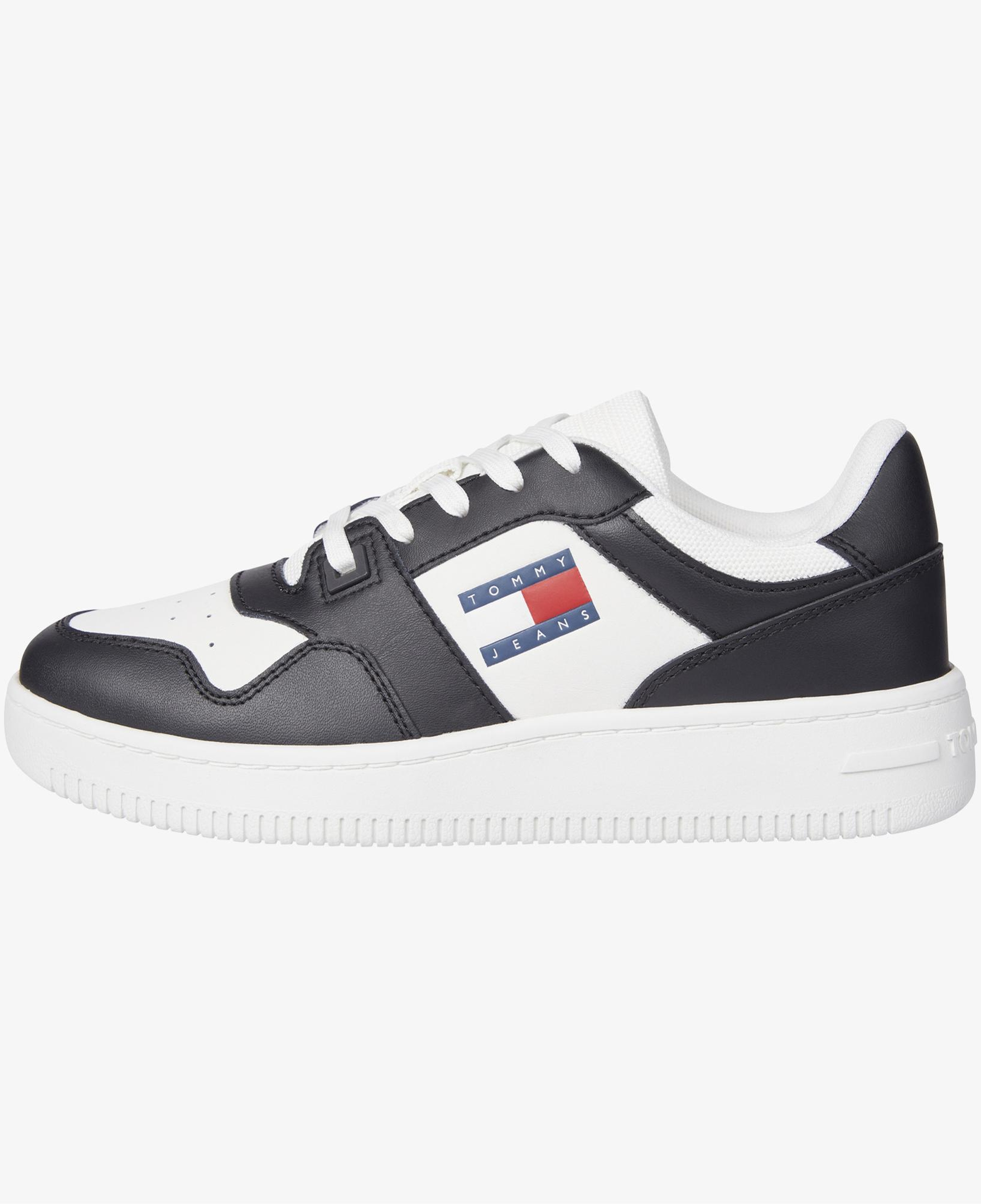 Tommy Hilfiger Retro Basket Essentials Kadın Siyah Sneaker