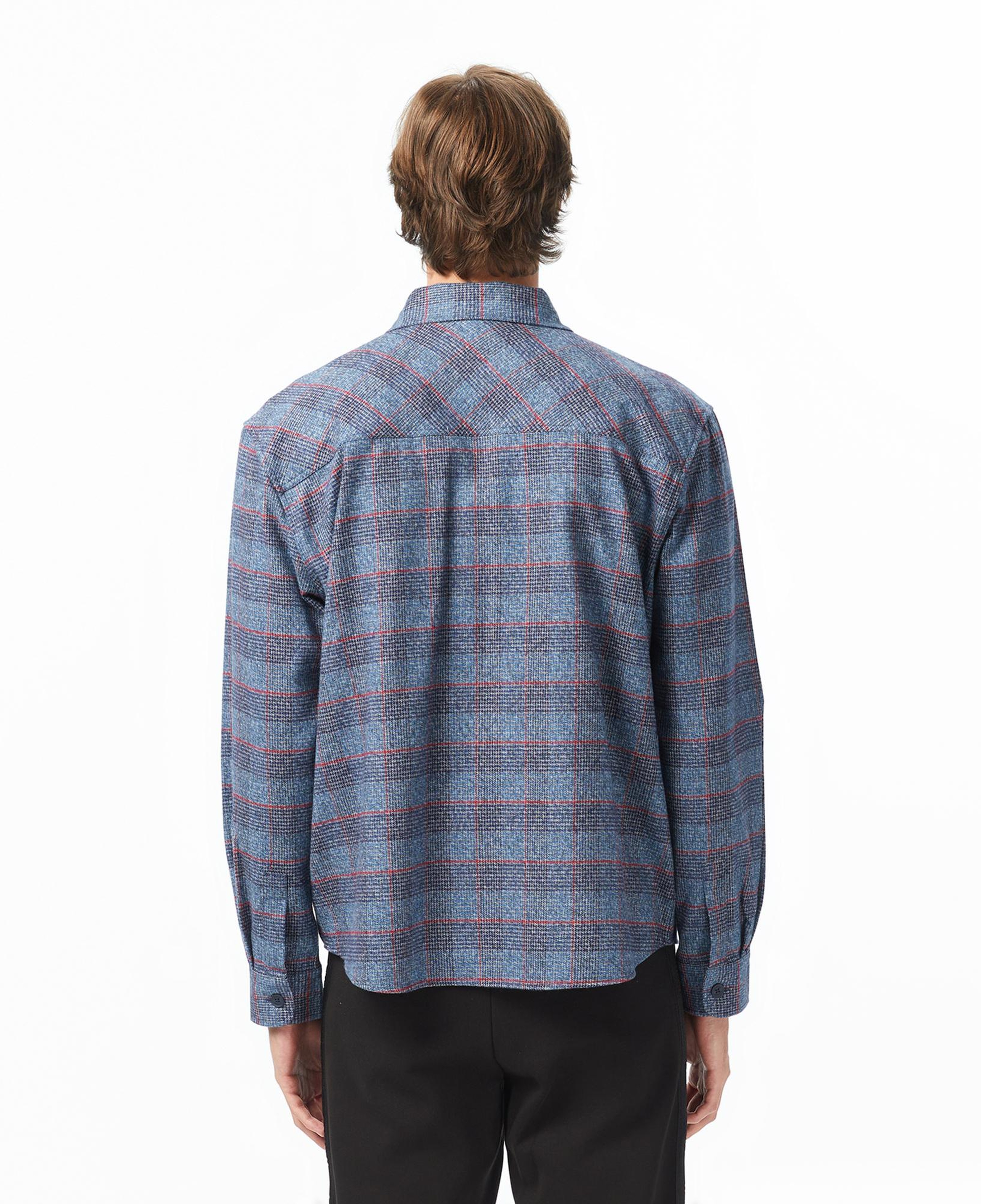 Lacoste Erkek Relaxed Fit Gömlek Yaka Ekose Lacivert Ceket