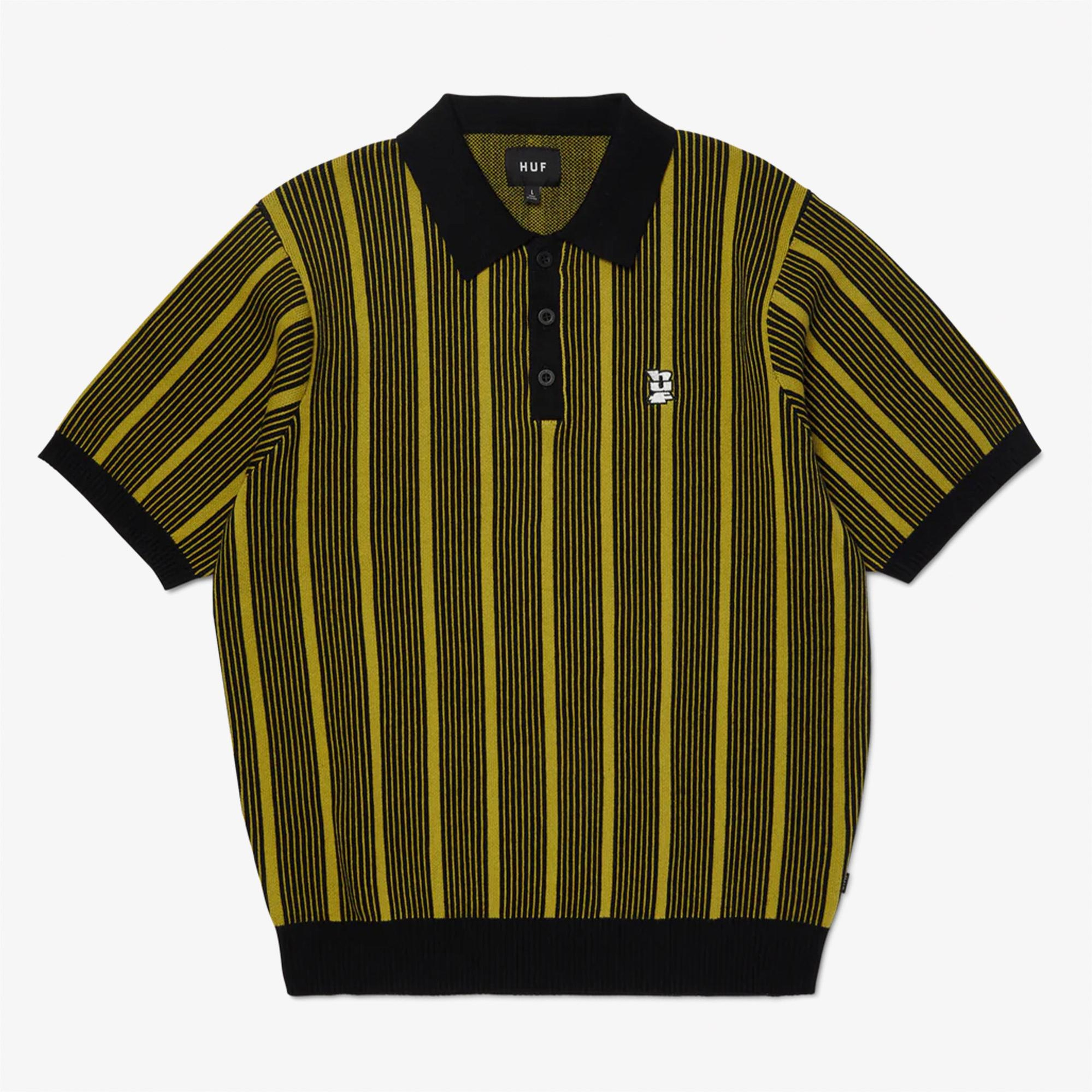 Huf Trace Stripe Erkek Yeşil Gömlek