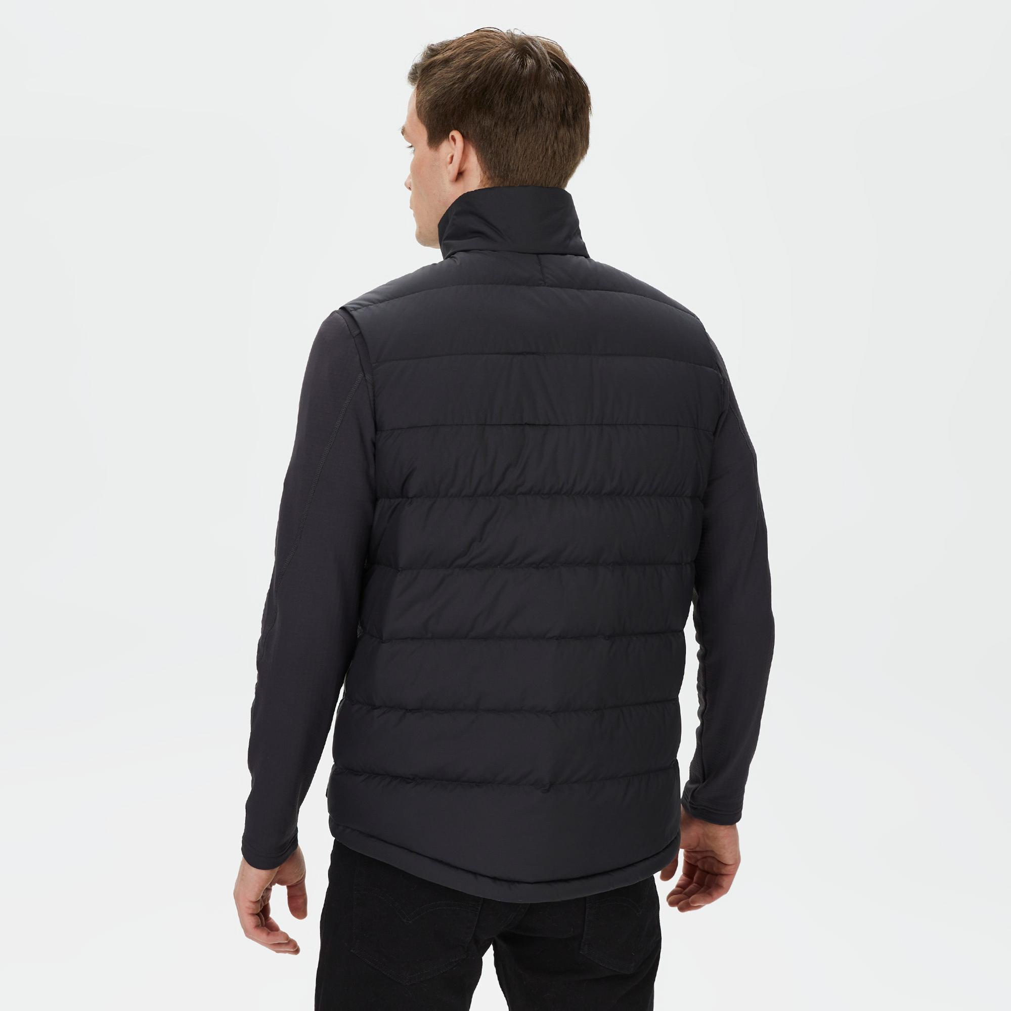 Jack Wolfskin Ather Down Vest Erkek Siyah Yelek