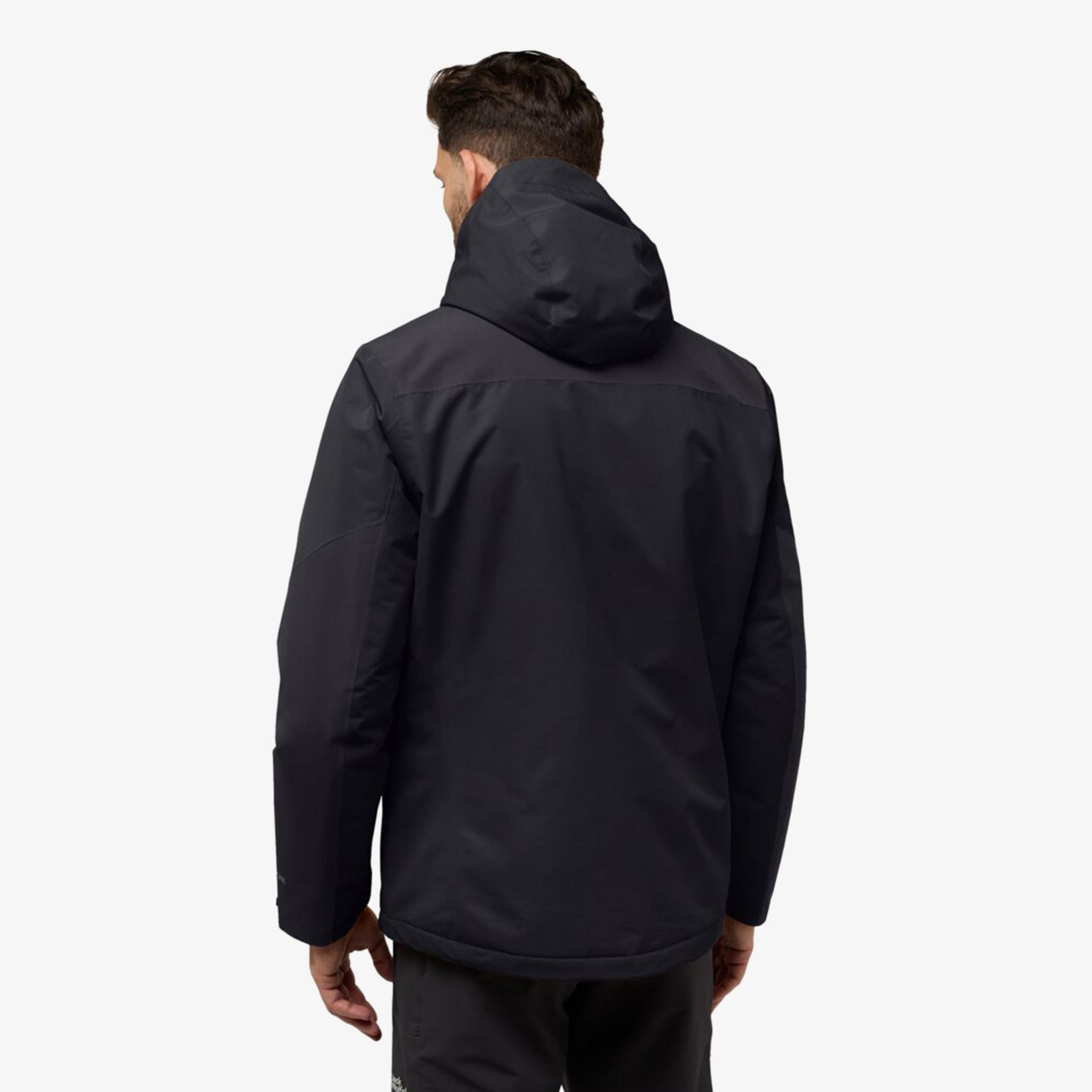 Jack Wolfskin Jasper Insulated Erkek Siyah Mont