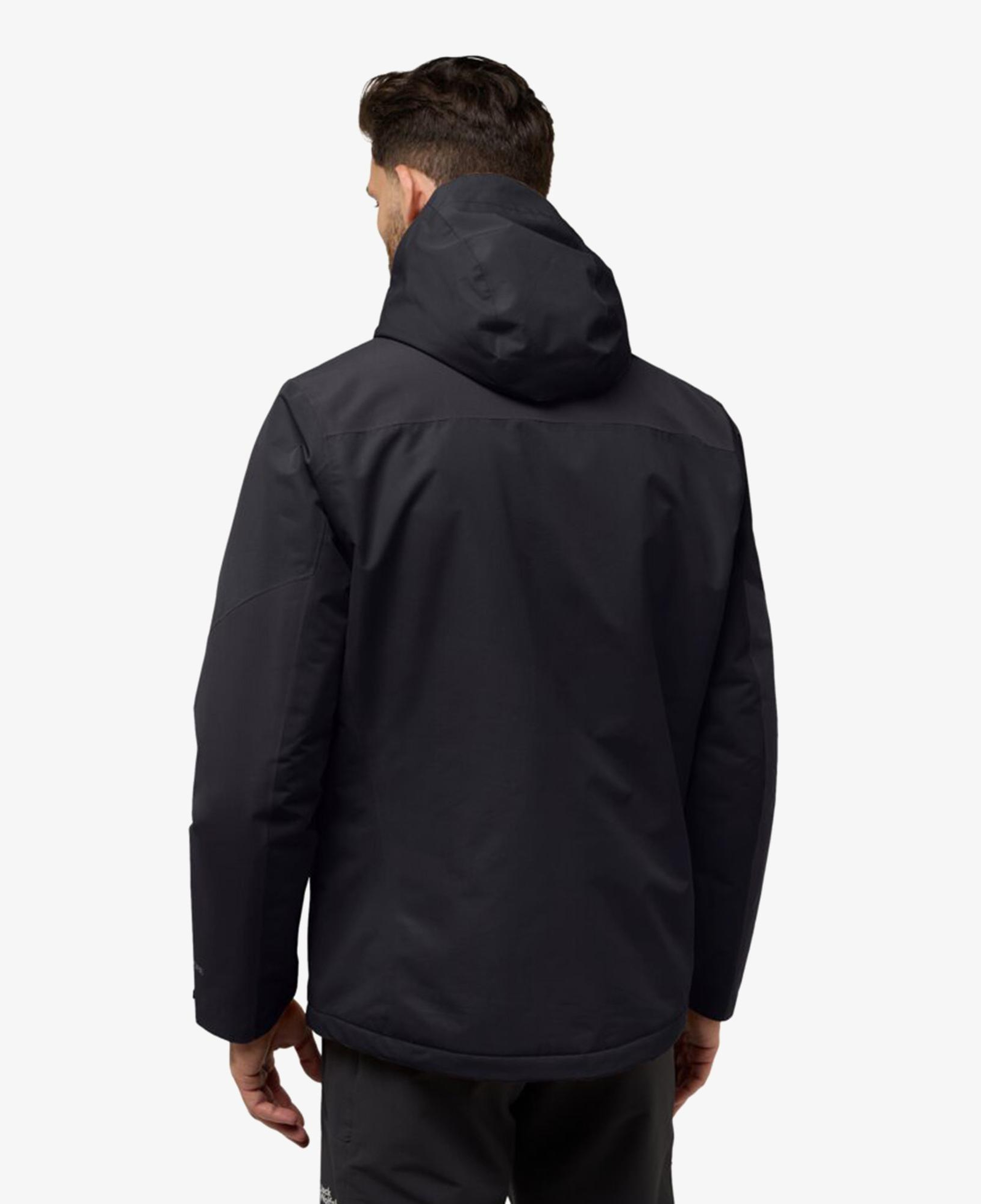 Jack Wolfskin Jasper Insulated Erkek Siyah Mont
