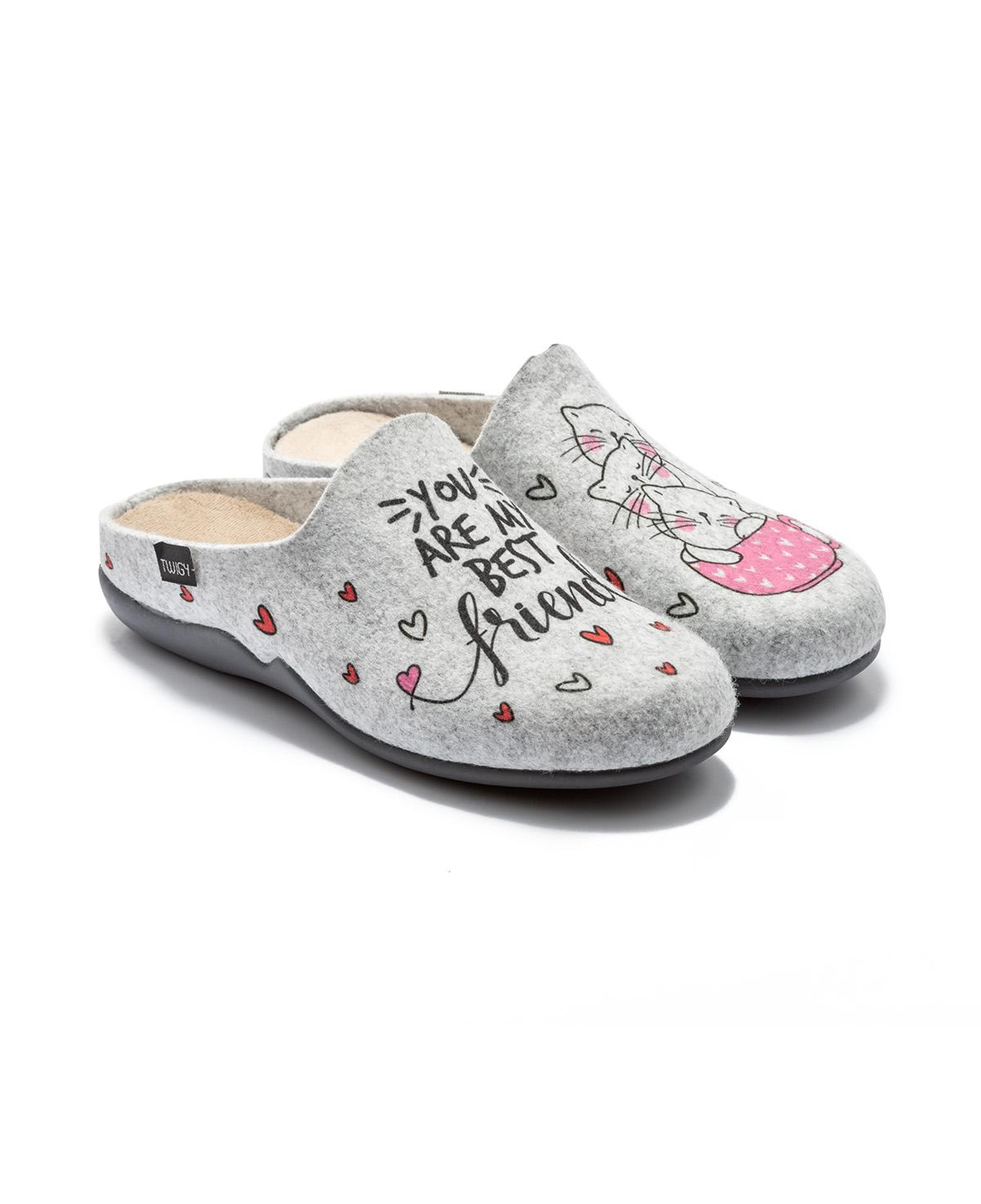 Best Friend Kadın Ev Terliği Gri 36/41