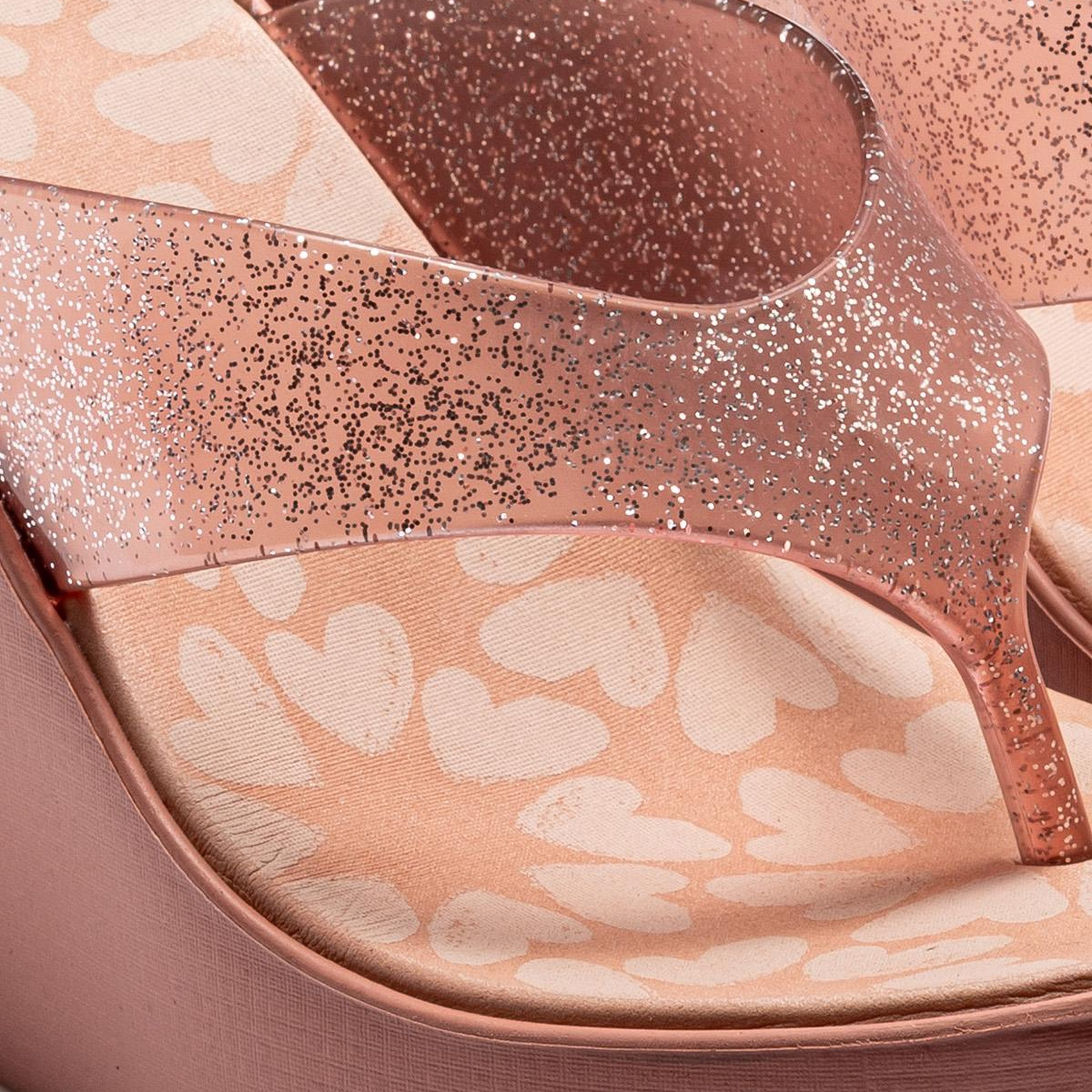 Sunny Topuklu Kadın Parmak Arası Terlik Pudra 35/40