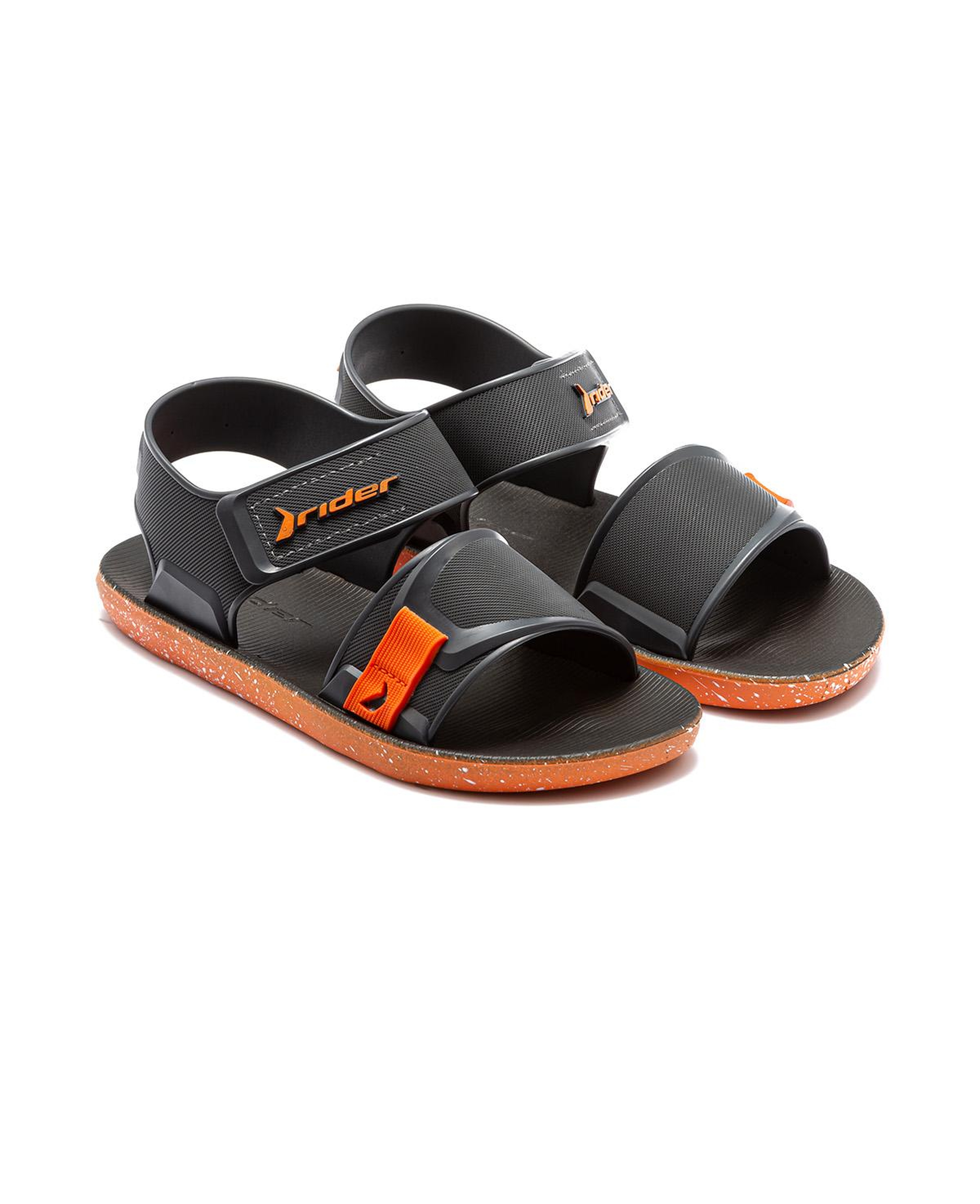 Kick Çocuk Sandalet Siyah-Turuncu 28/38