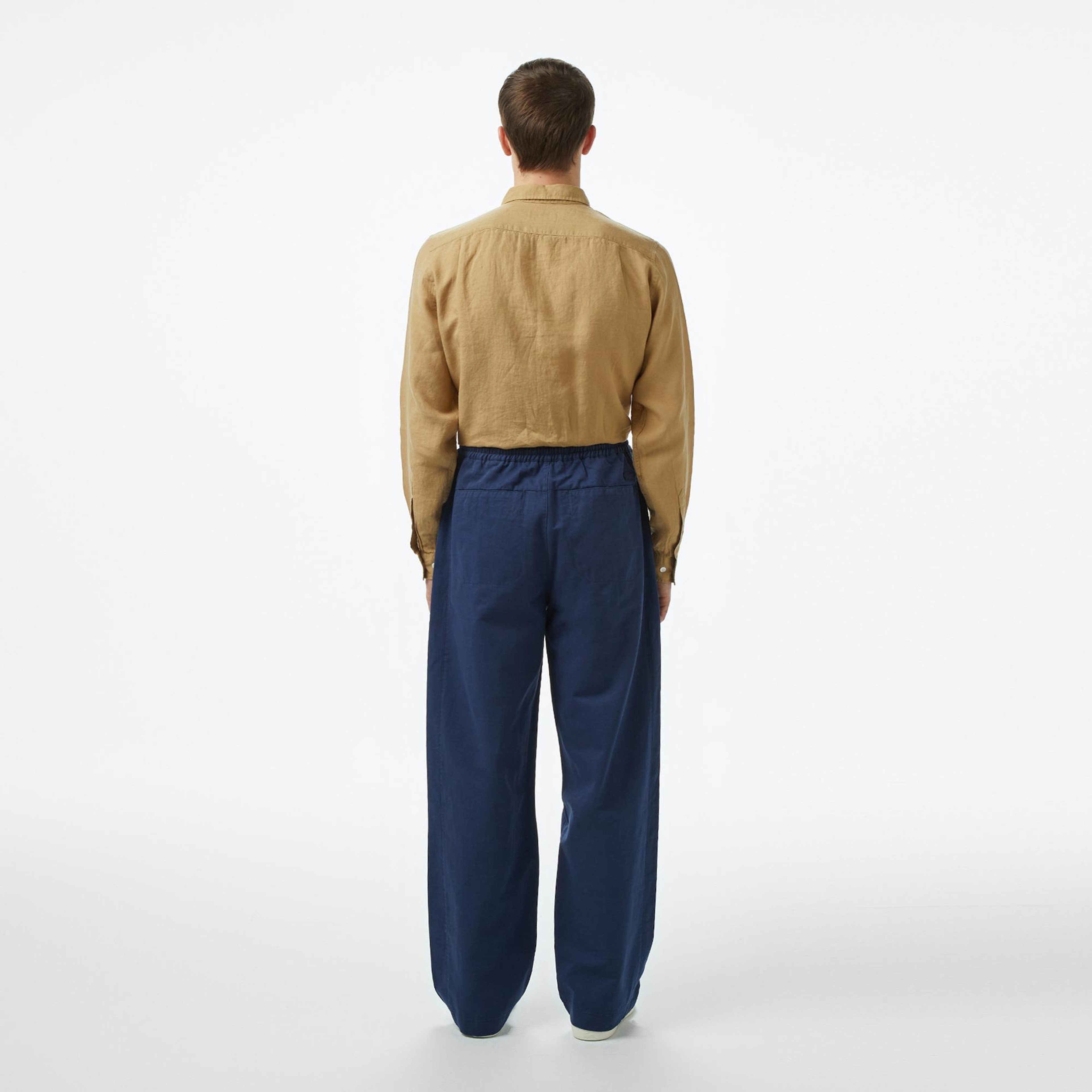 Lacoste Erkek Relaxed Fit Lacivert Pantolon
