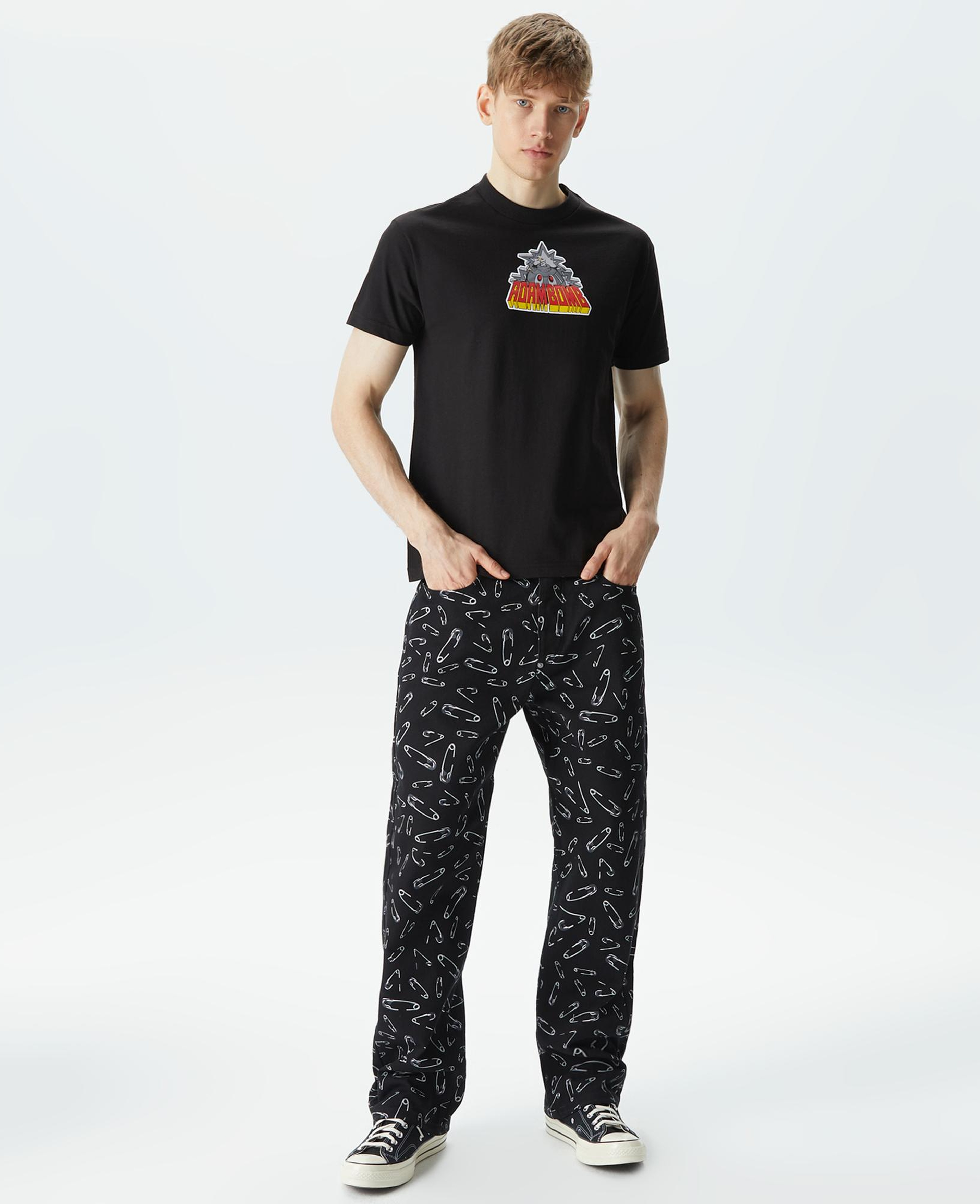 The Hundreds Mecha Bomb Erkek Siyah T-Shirt