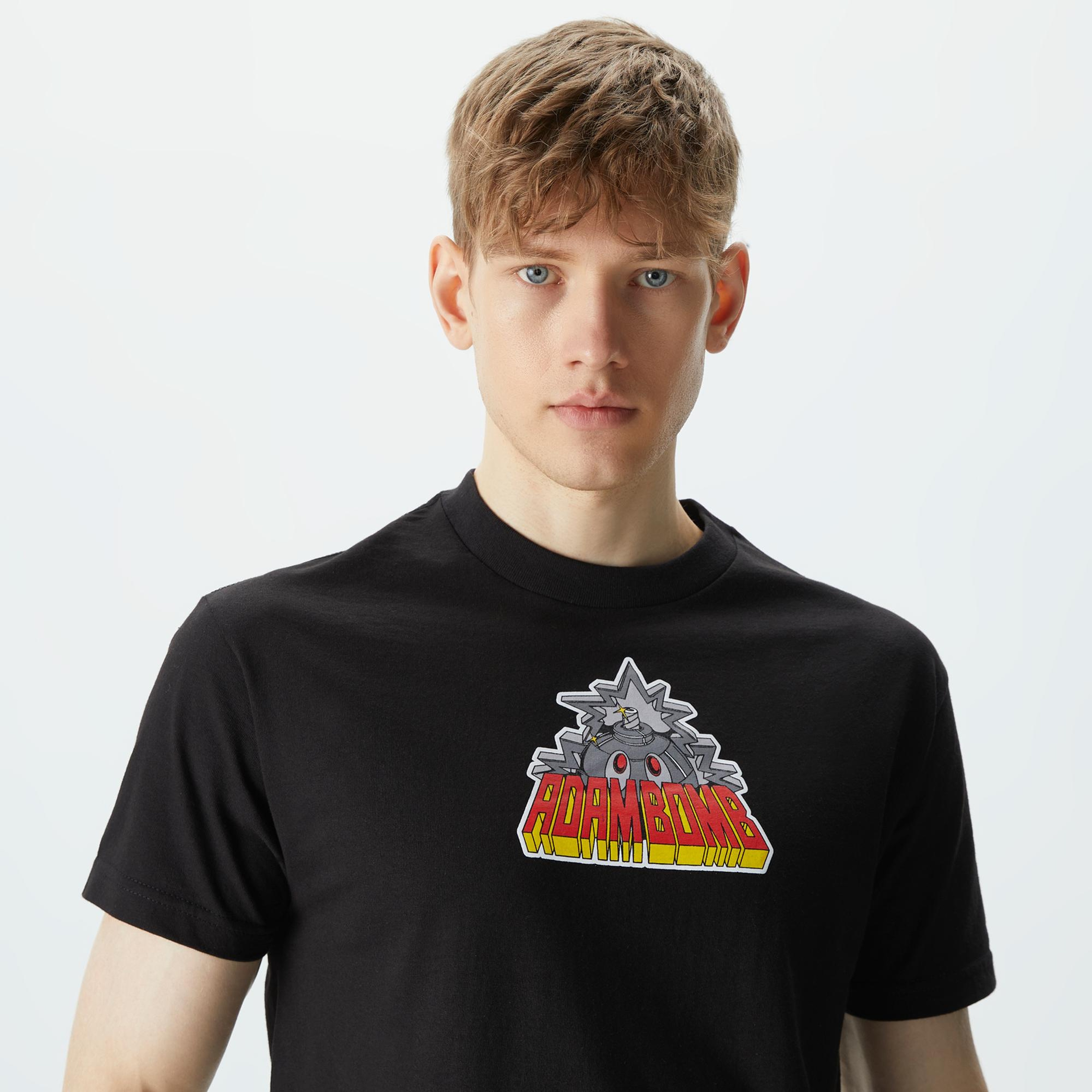 The Hundreds Mecha Bomb Erkek Siyah T-Shirt