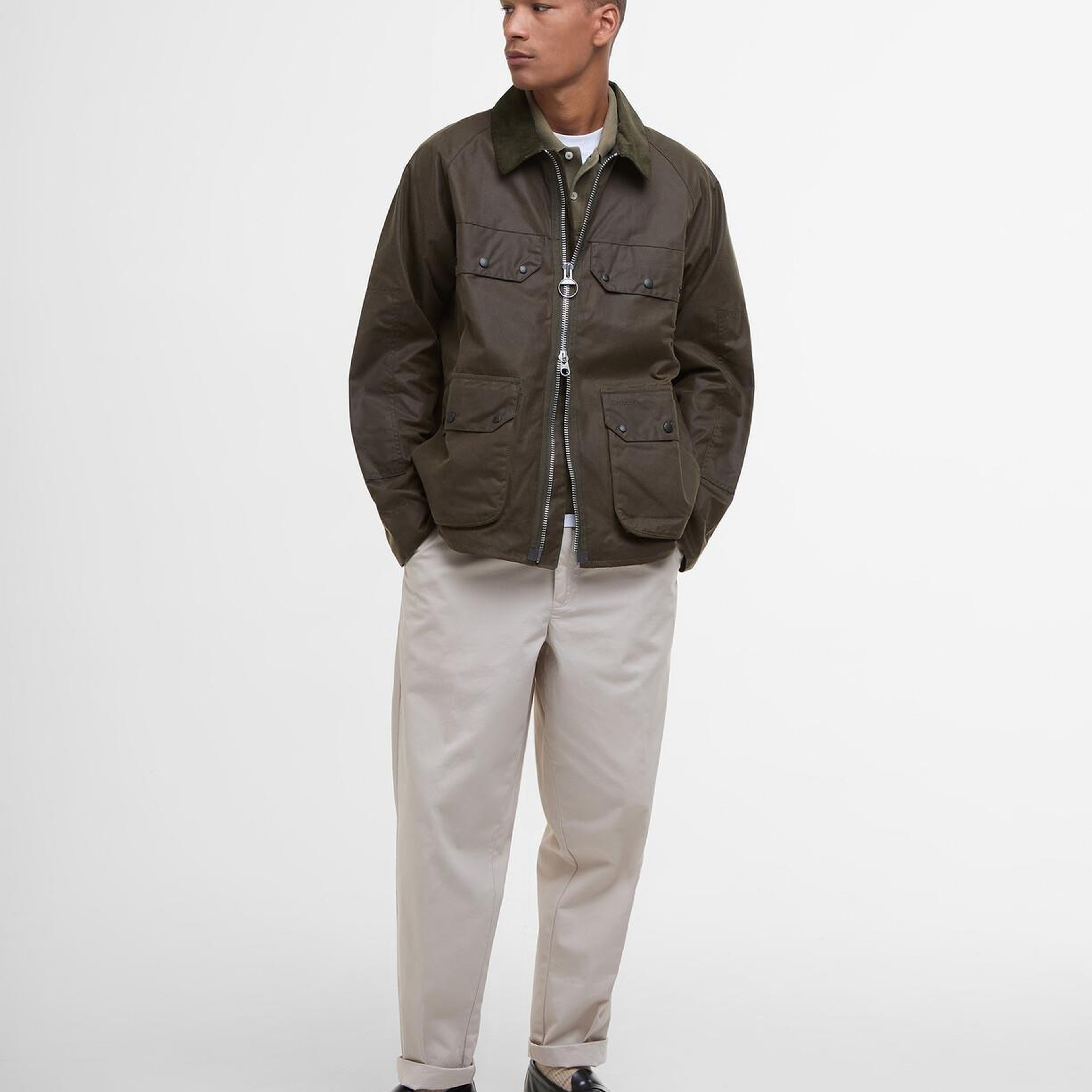 Barbour Re-Engineered Short Bedale Yağlı Ceket