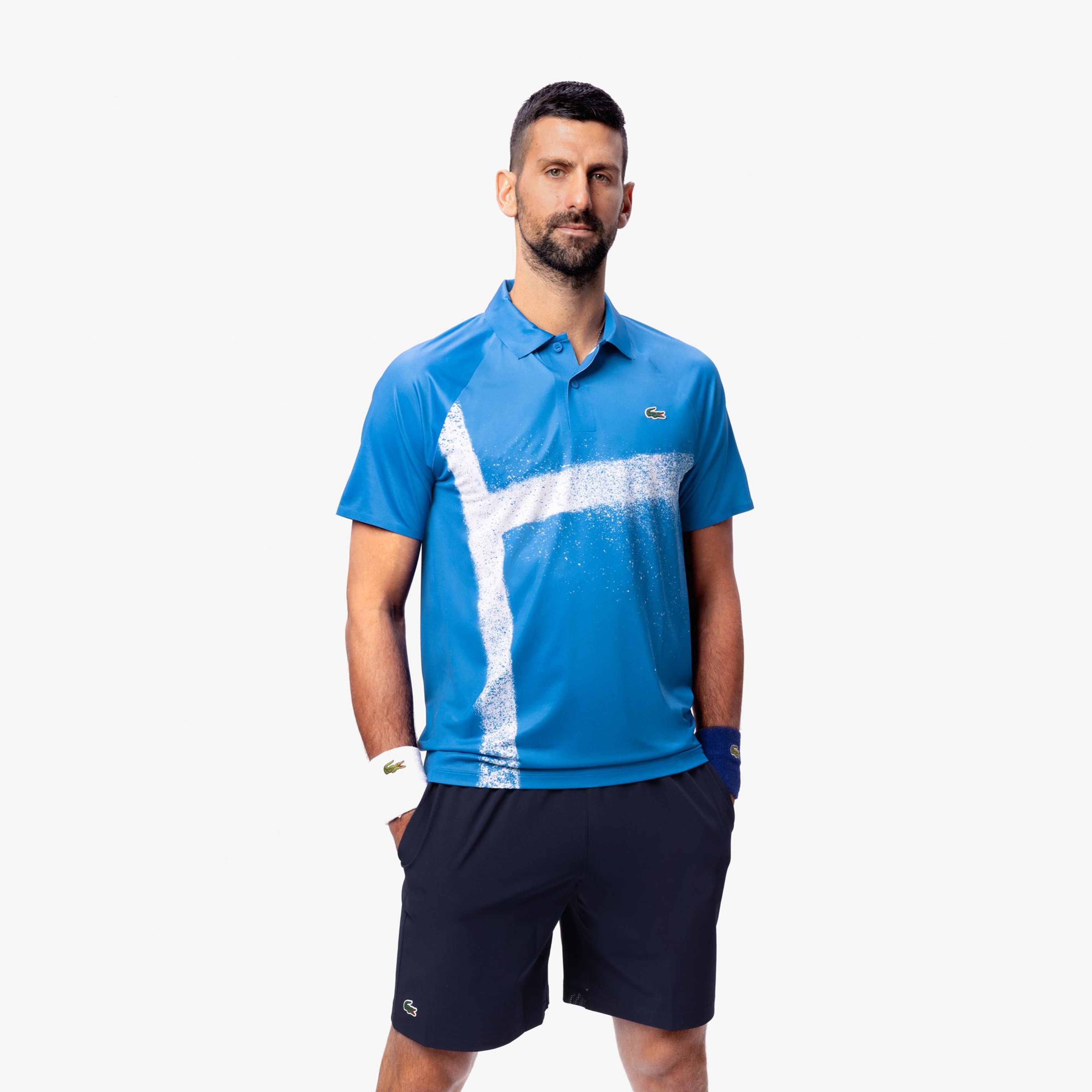 Lacoste Tennis x Novak Djokovic Erkek Lacivert Şort