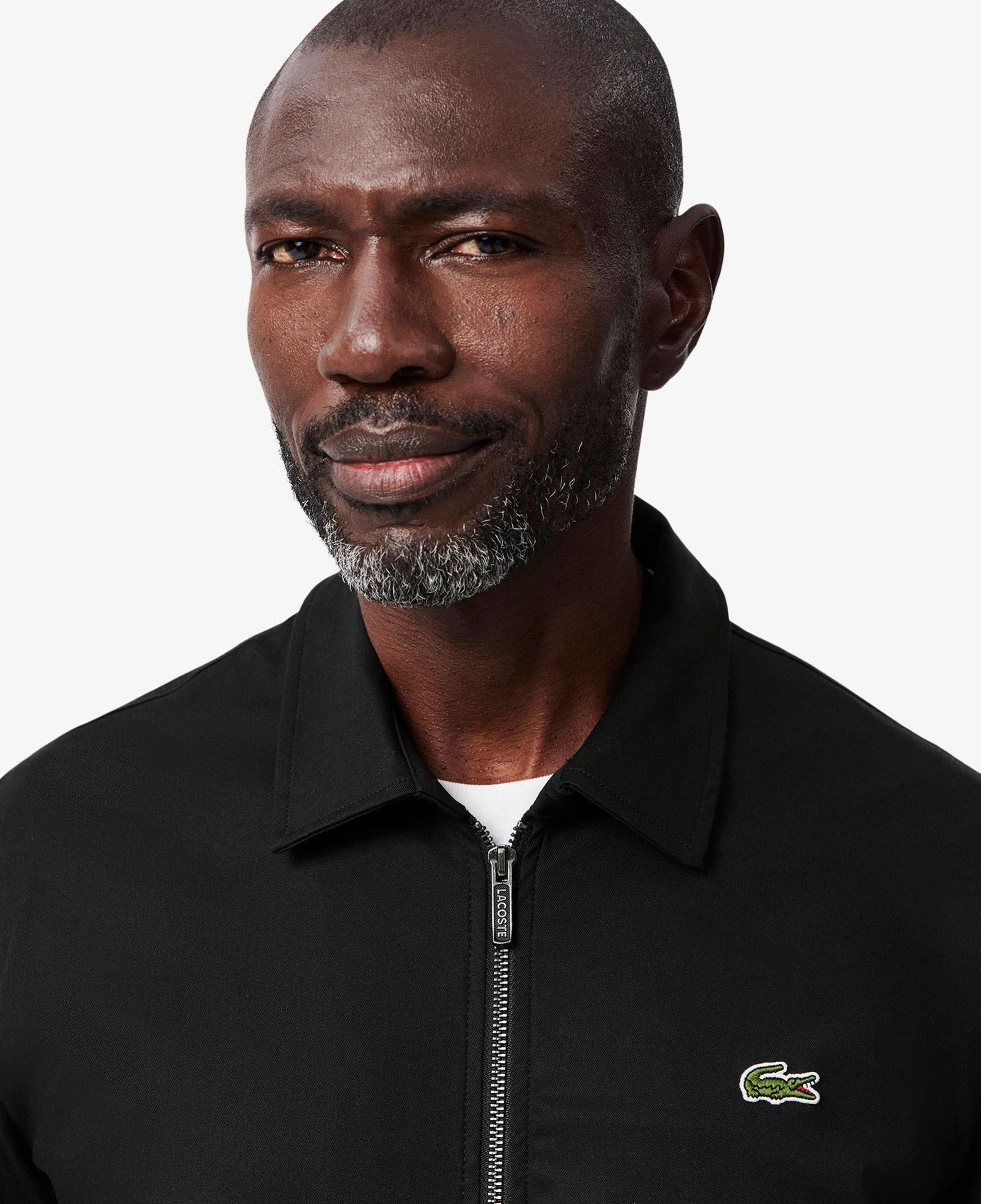 Lacoste Erkek Gömlek Yaka Siyah Ceket