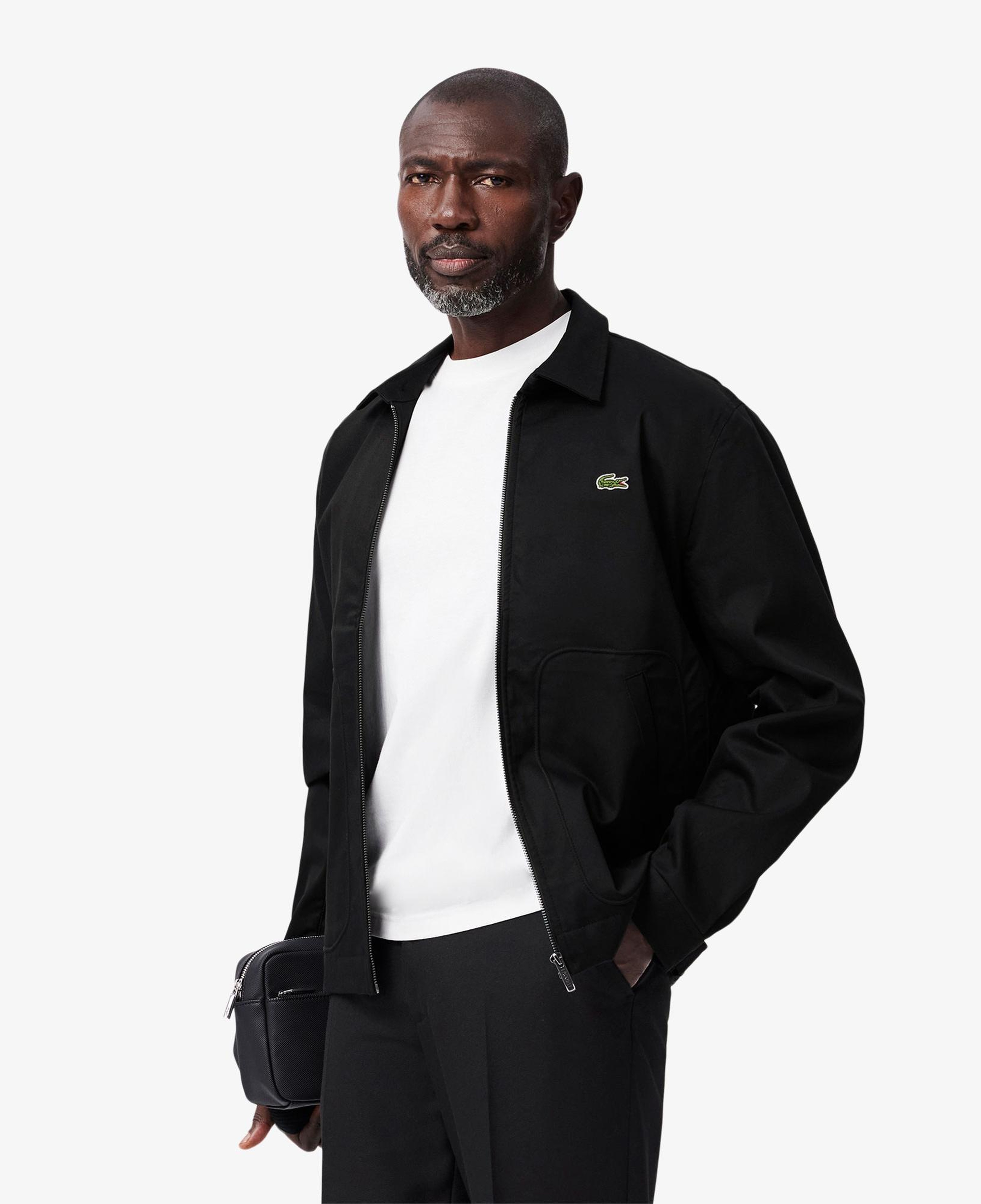 Lacoste Erkek Gömlek Yaka Siyah Ceket