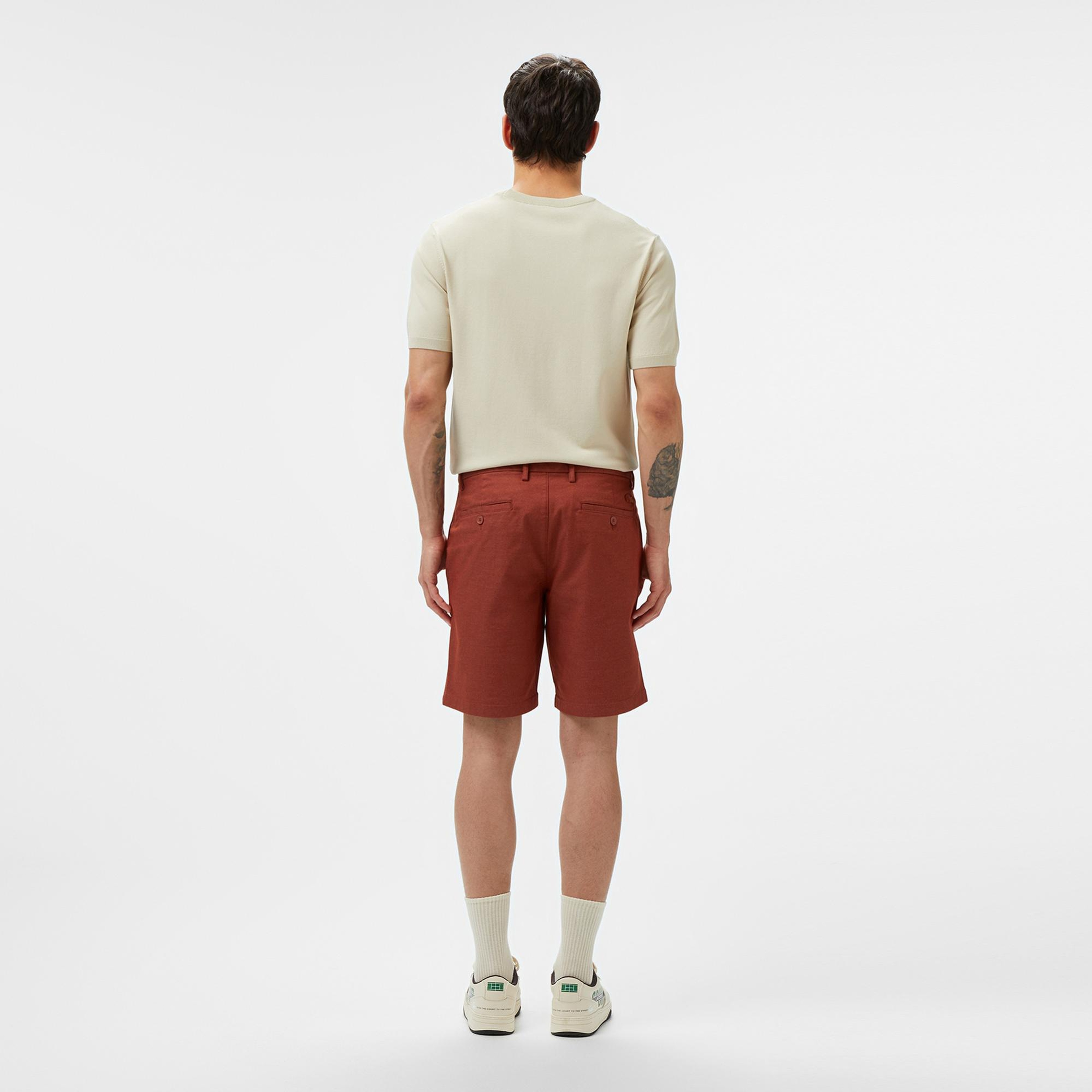 Lacoste Erkek Slim Fit Kahverengi Bermuda Şort