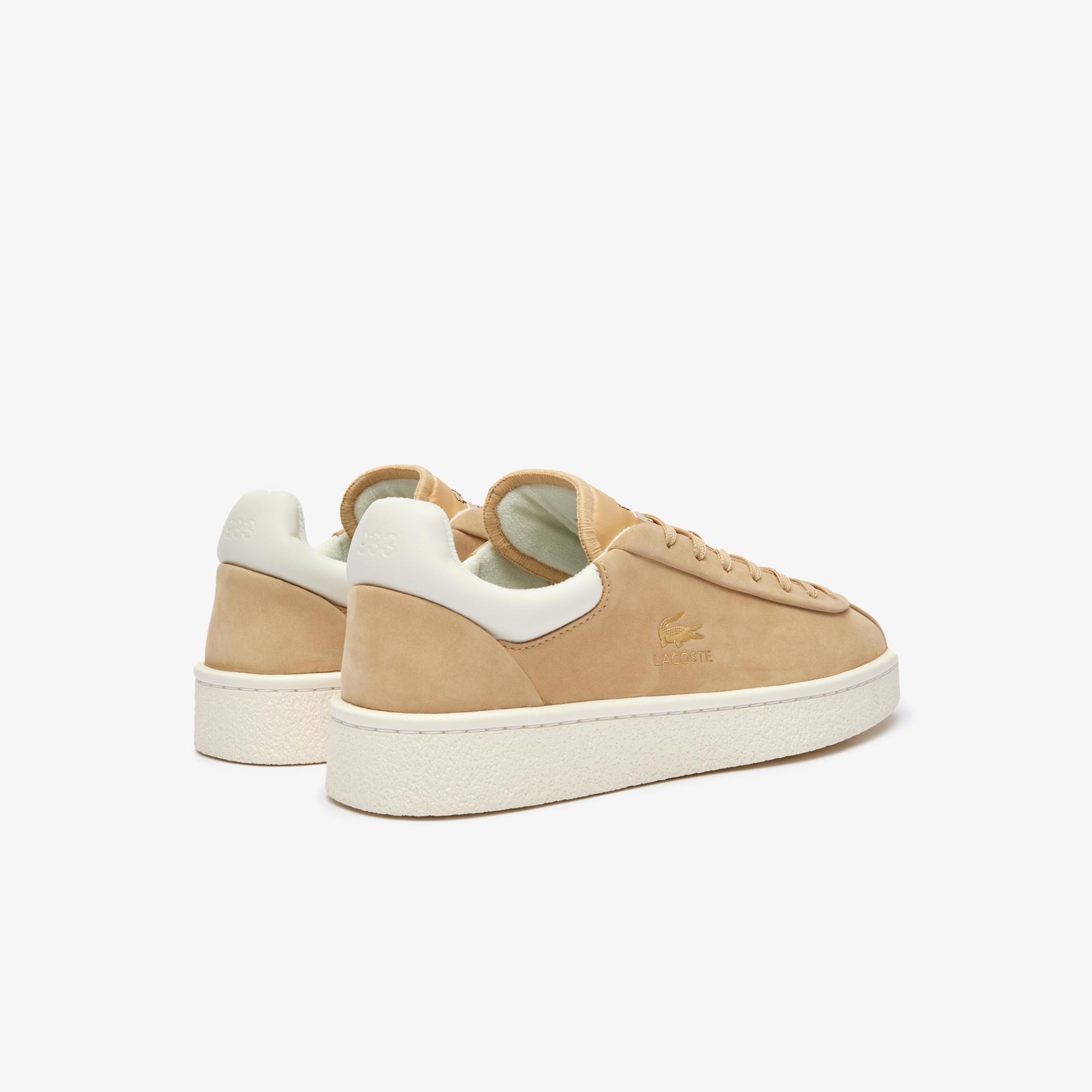 Lacoste Baseshot Premium Kadın Bej Sneaker