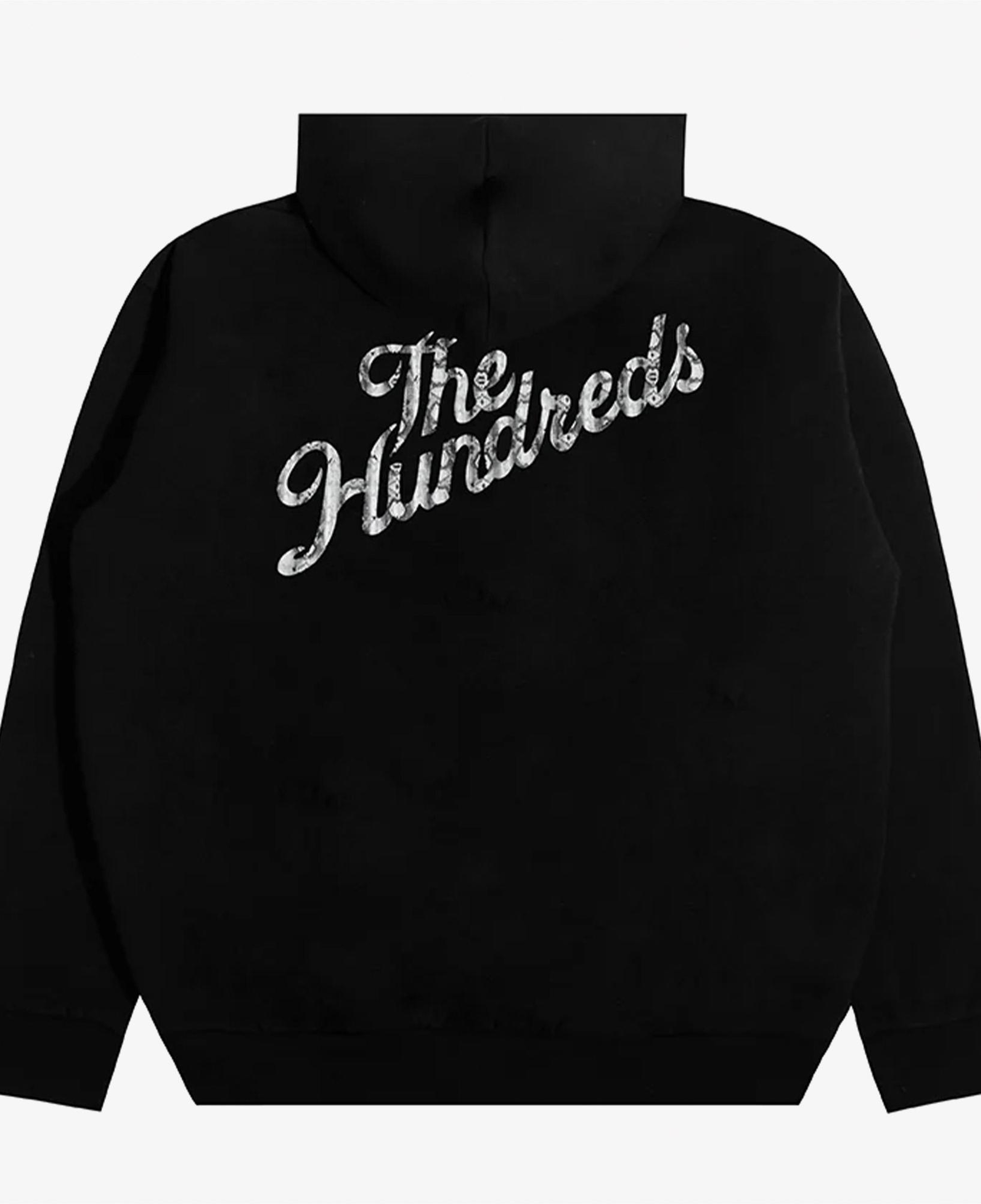 The Hundreds Snake Slant Pullover Erkek Siyah Hoodie