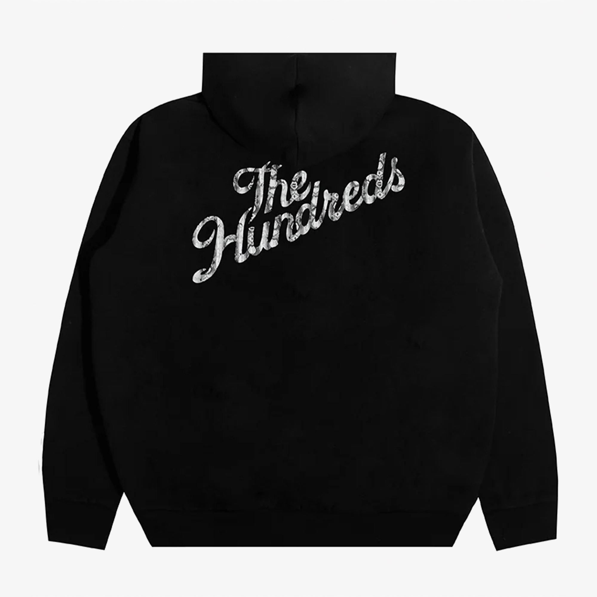 The Hundreds Snake Slant Pullover Erkek Siyah Hoodie