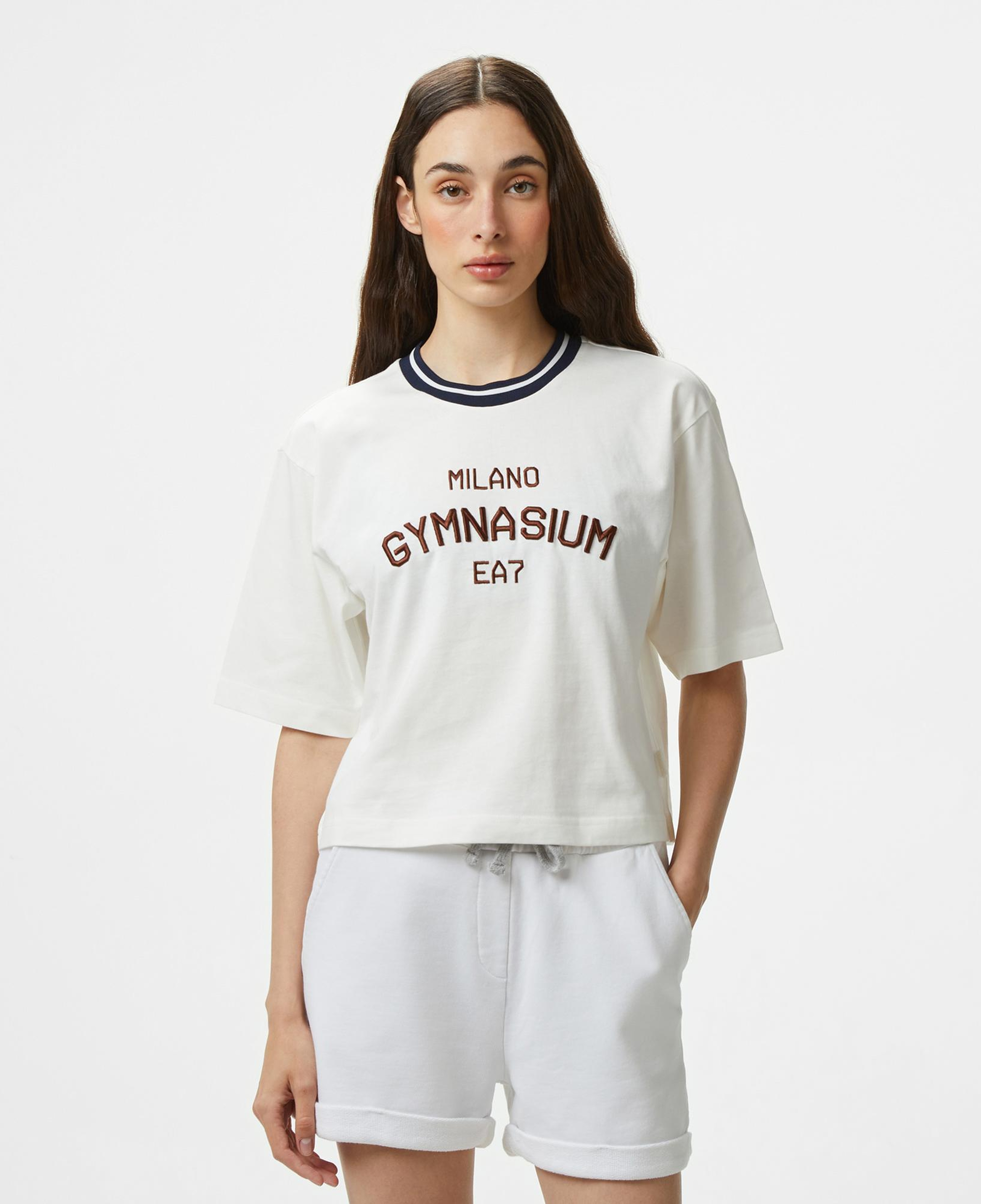 Emporio Armani Gymnasium Kadın Beyaz T-Shirt