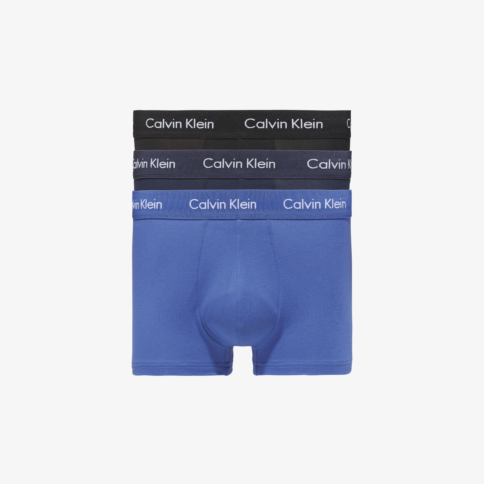 Calvin Klein 3'lü Pack Erkek Lacivert Boxer