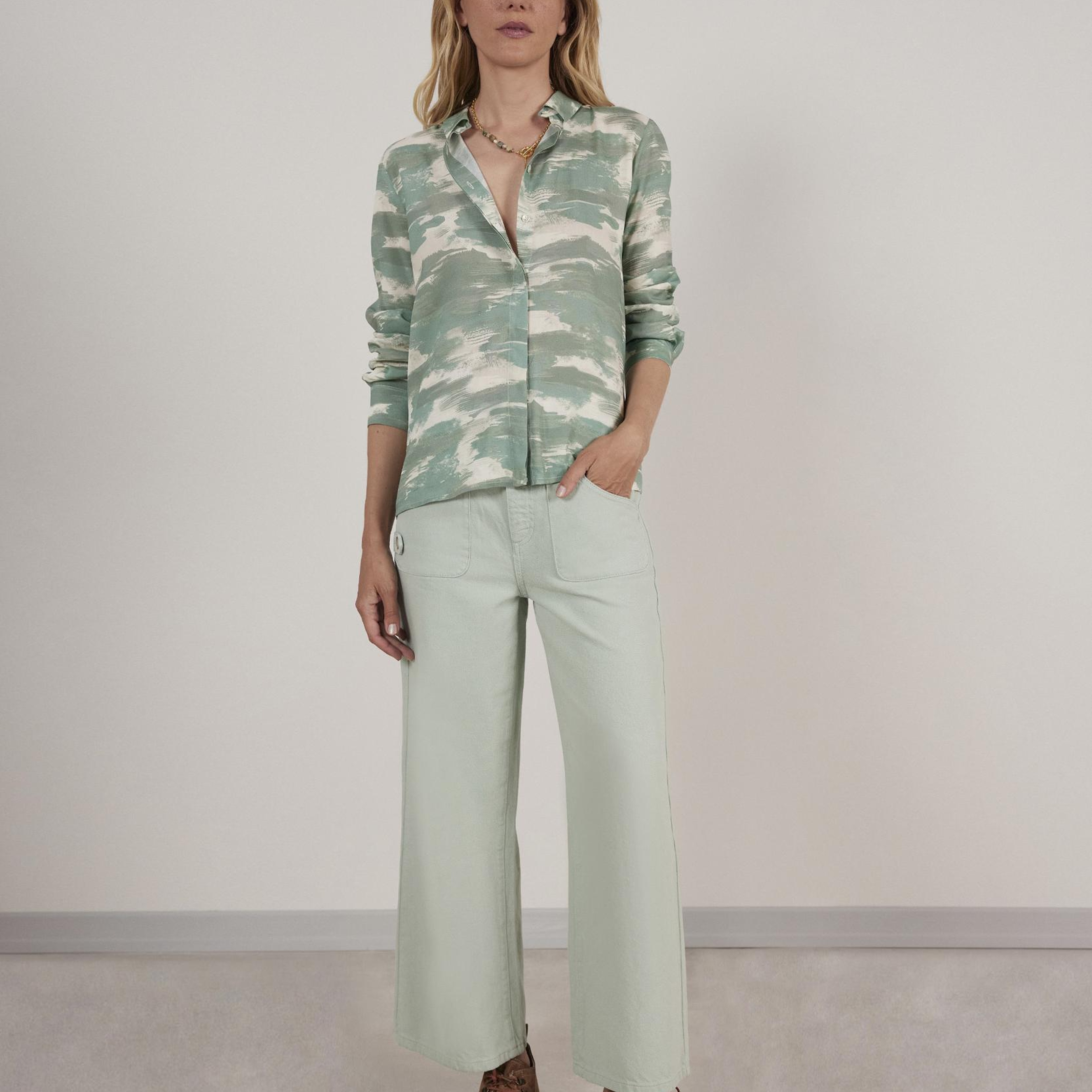 YARGICI Geniş Paça Pantolon