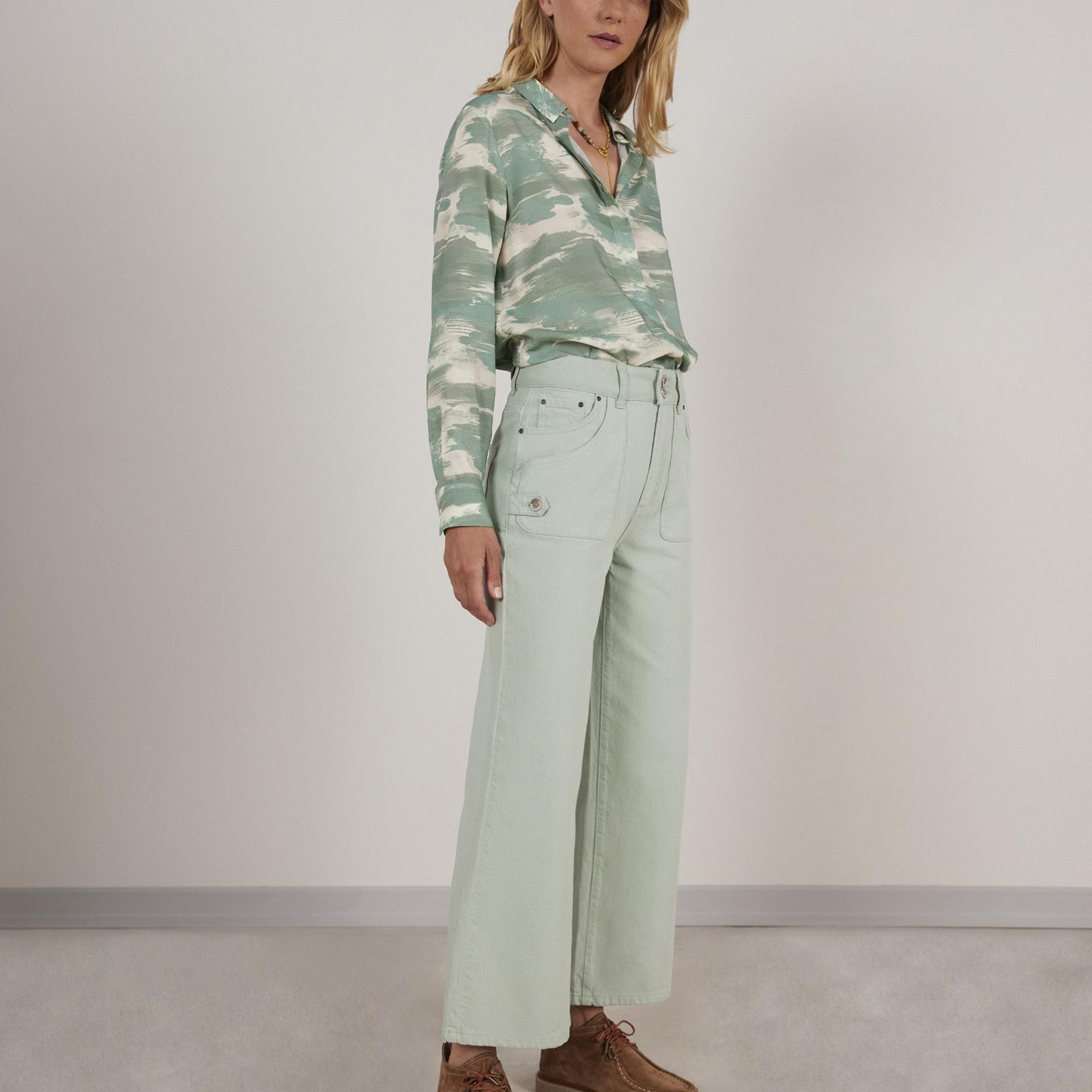 YARGICI Geniş Paça Pantolon