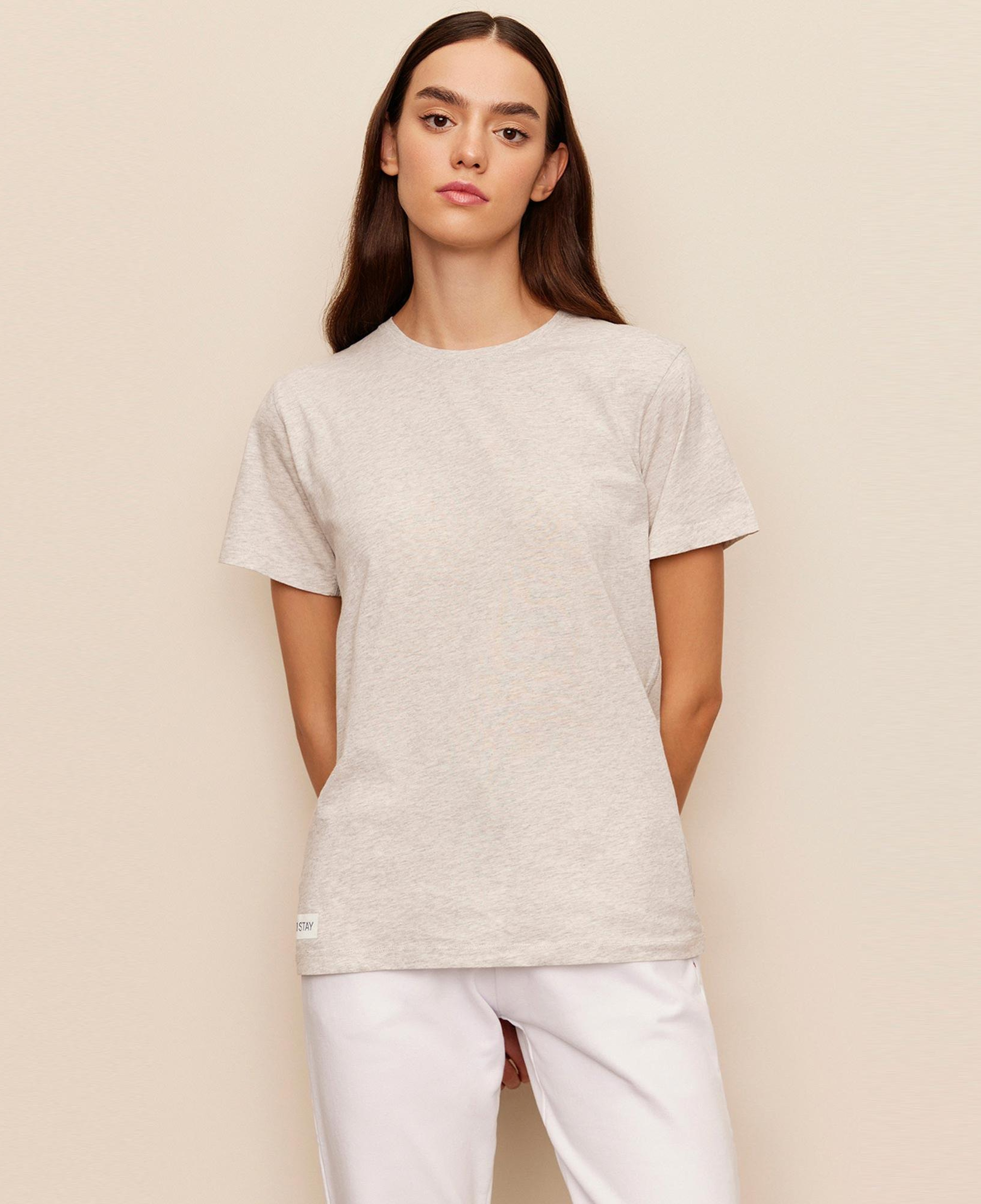 The Stay Line Leda Kadın Gri T-Shirt