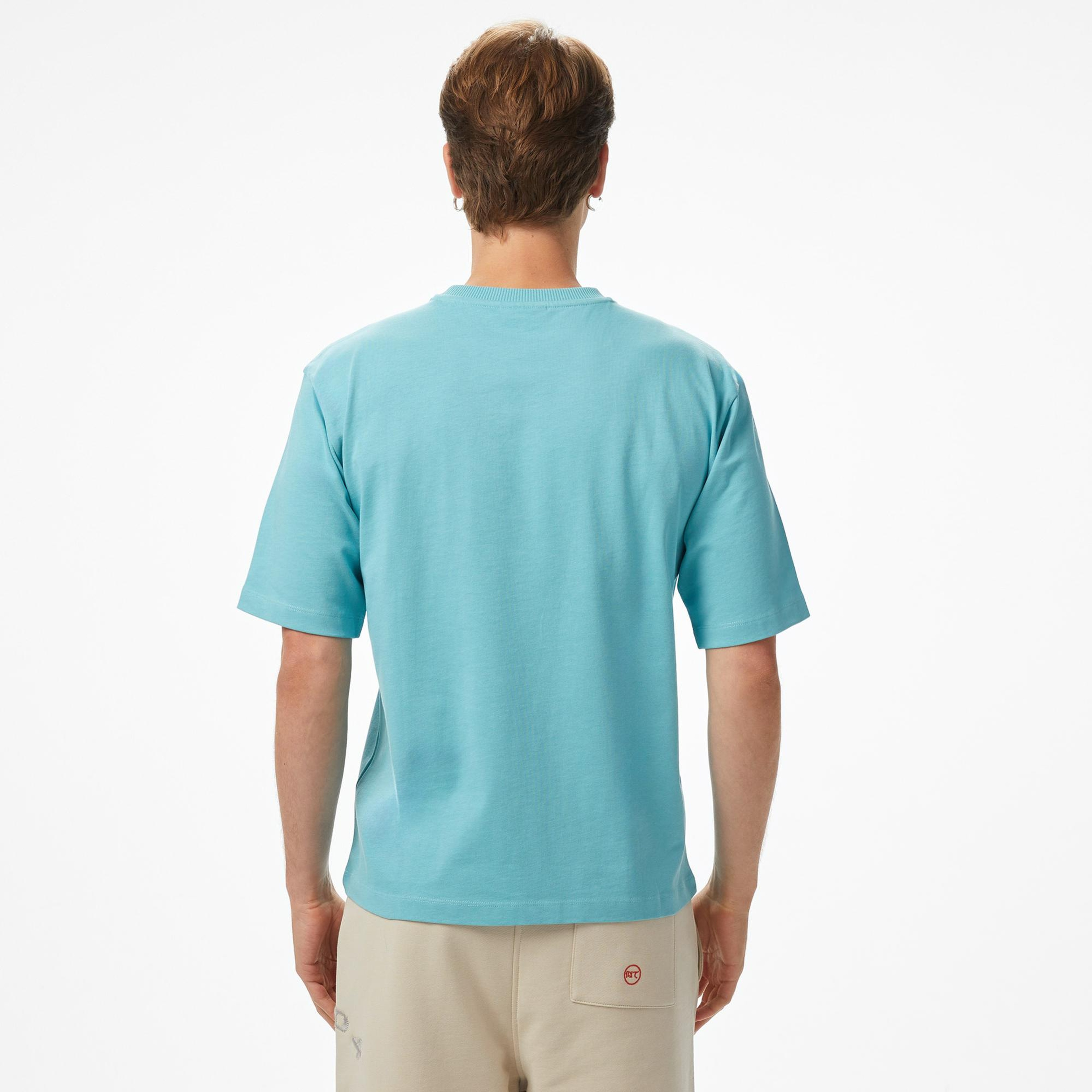 UNITED4 Comfort Erkek Mavi T-Shirt