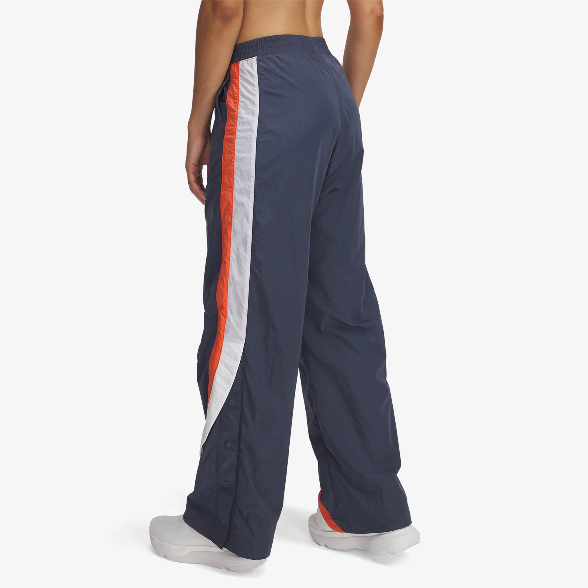 Under Armour Icon Crinkle Tear Away Kadın Mor Eşofman Altı