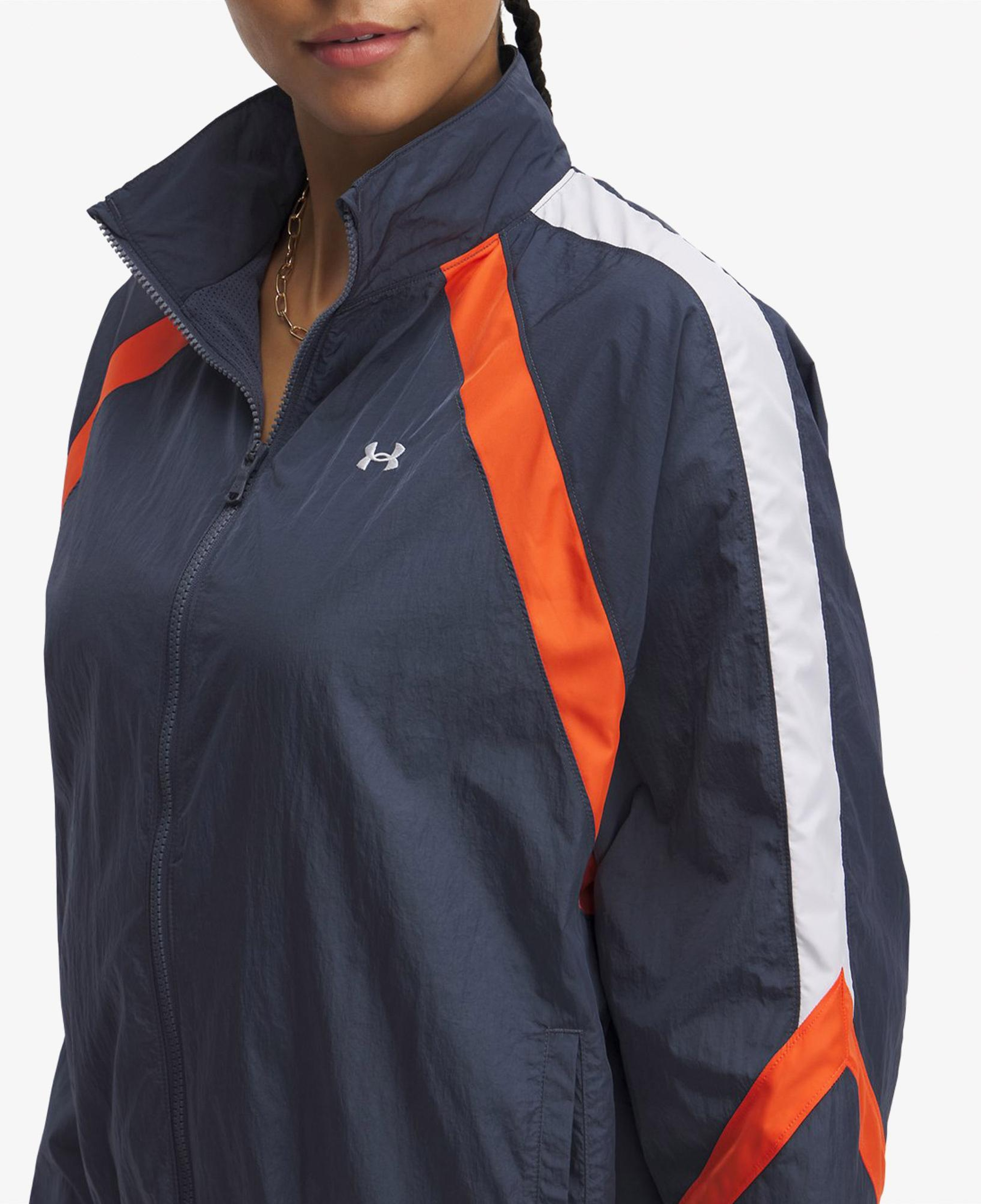 Under Armour Icon Crinkle Track Kadın Lacivert Ceket