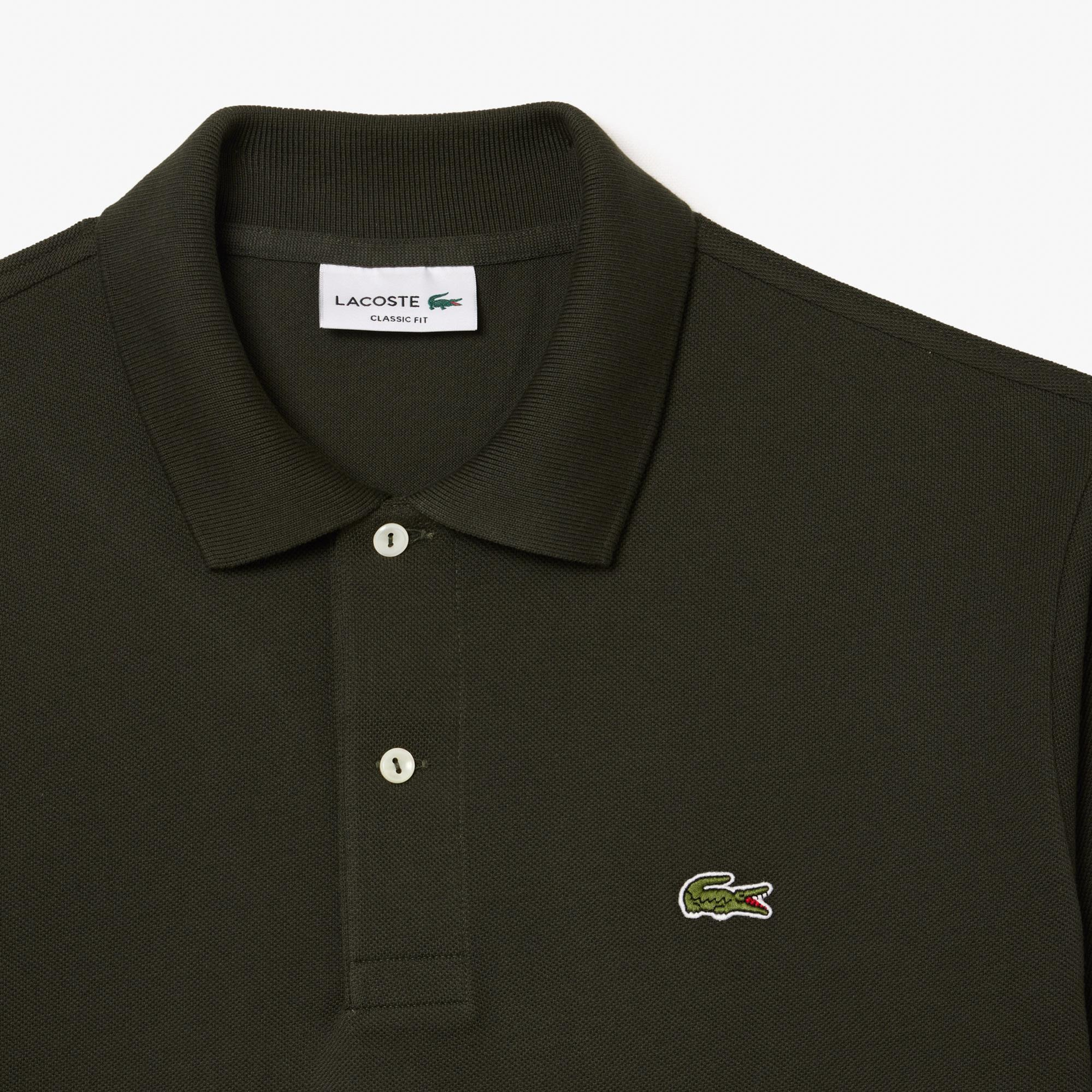 Lacoste L.12.12 Classic Fit Erkek Haki Polo