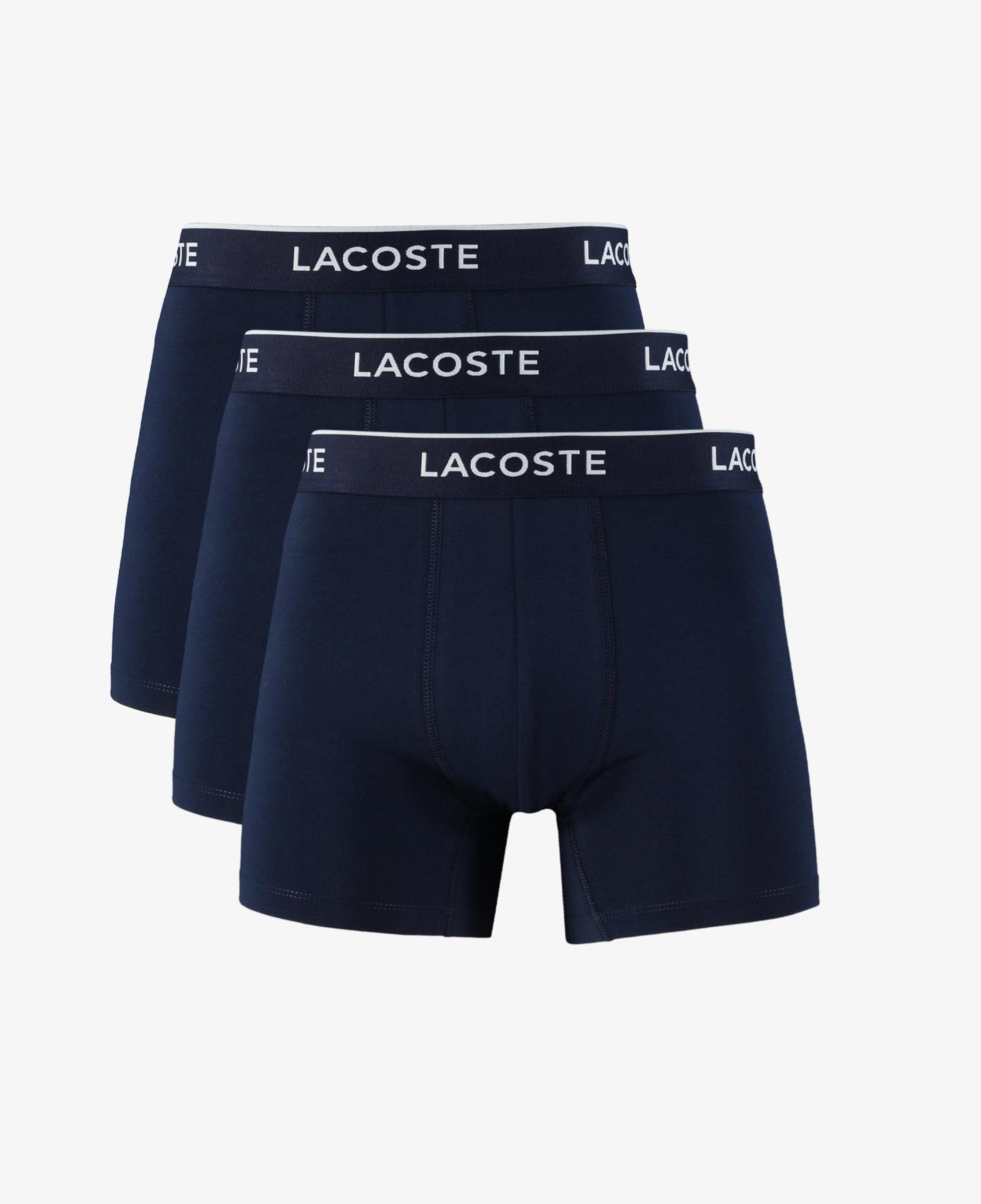 Lacoste Classic Erkek 3lü Lacivert Boxer