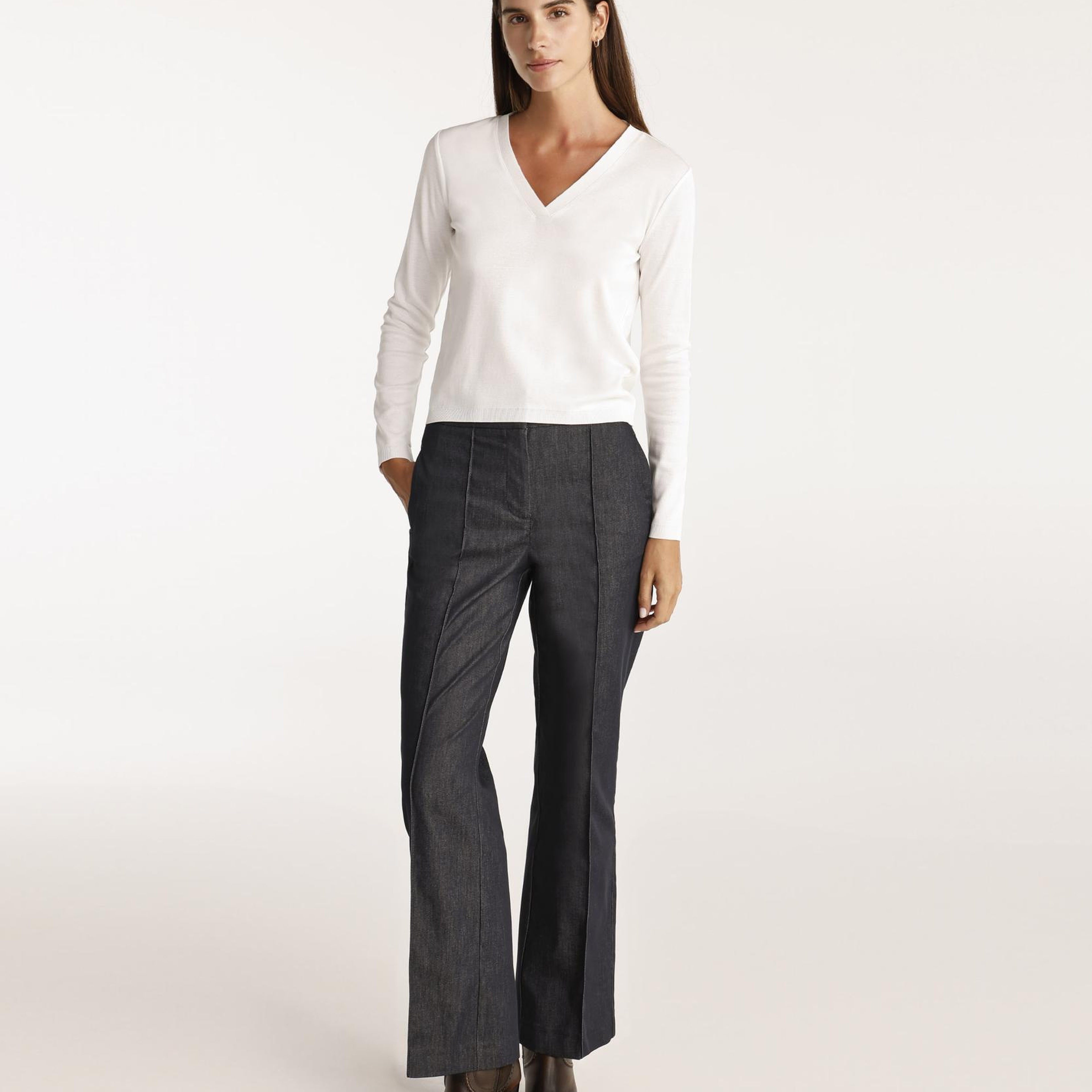 YARGICI Rahat Kesim Denim Pantolon