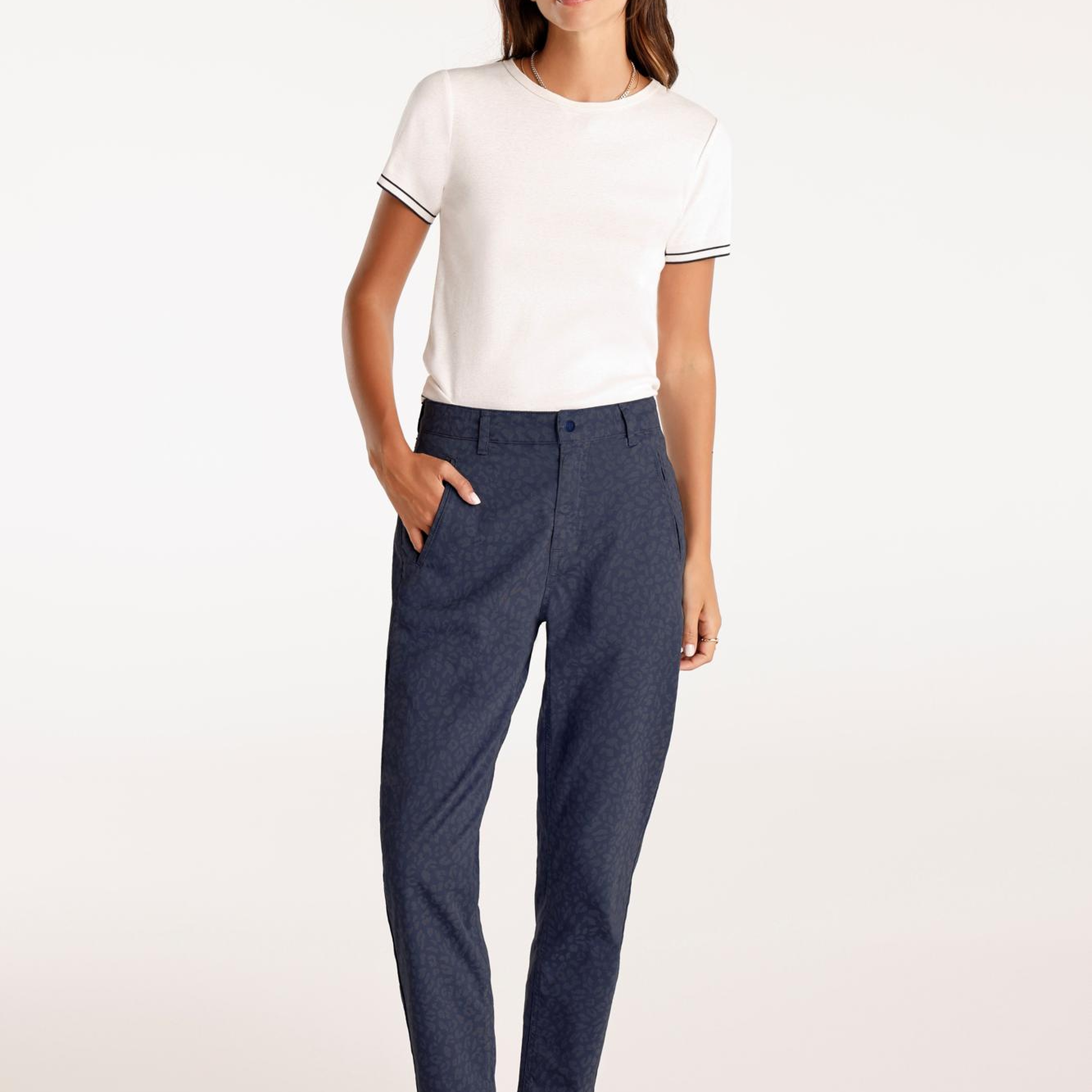 YARGICI Fleto Cepli Yüksek Bel Dar Kesim Pantolon