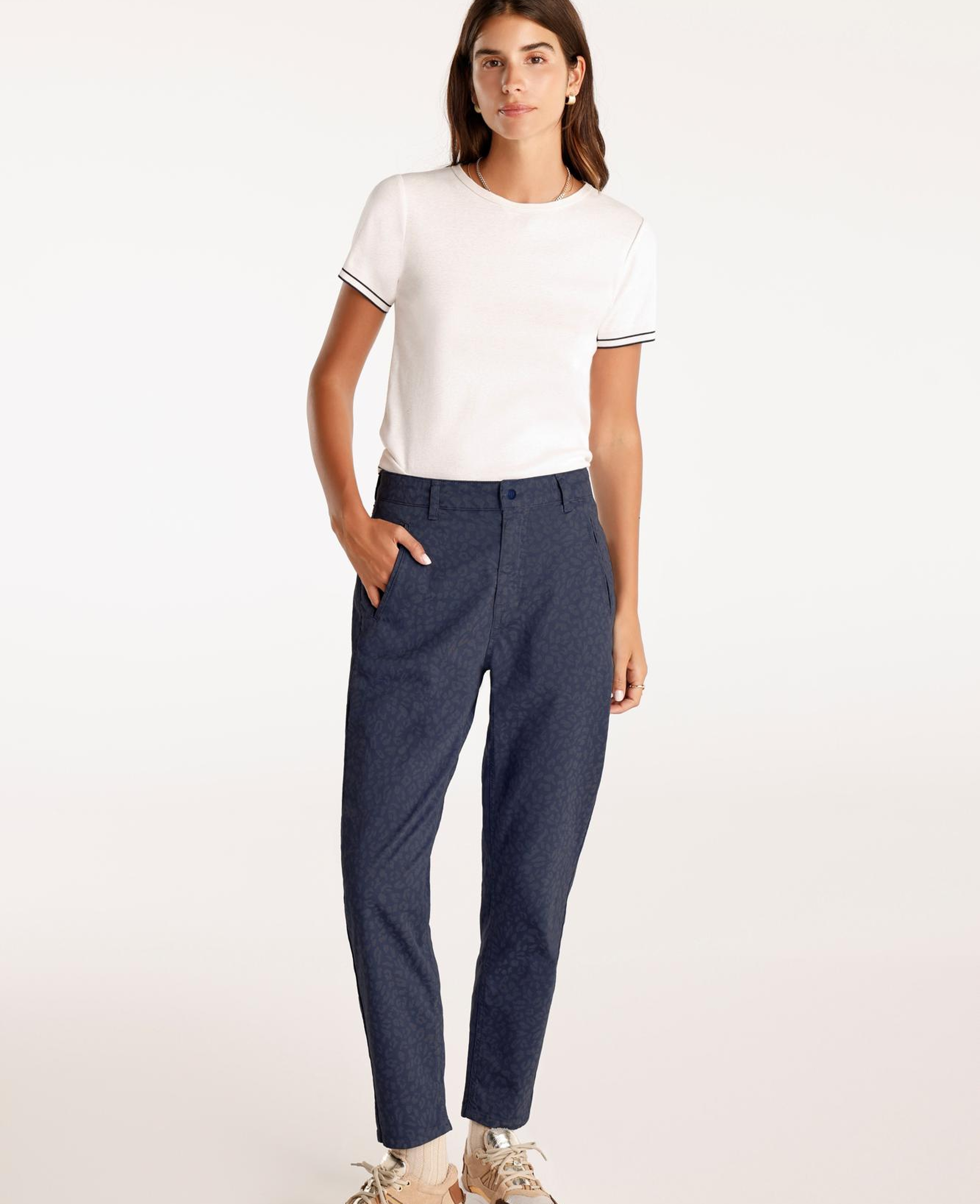 YARGICI Fleto Cepli Yüksek Bel Dar Kesim Pantolon