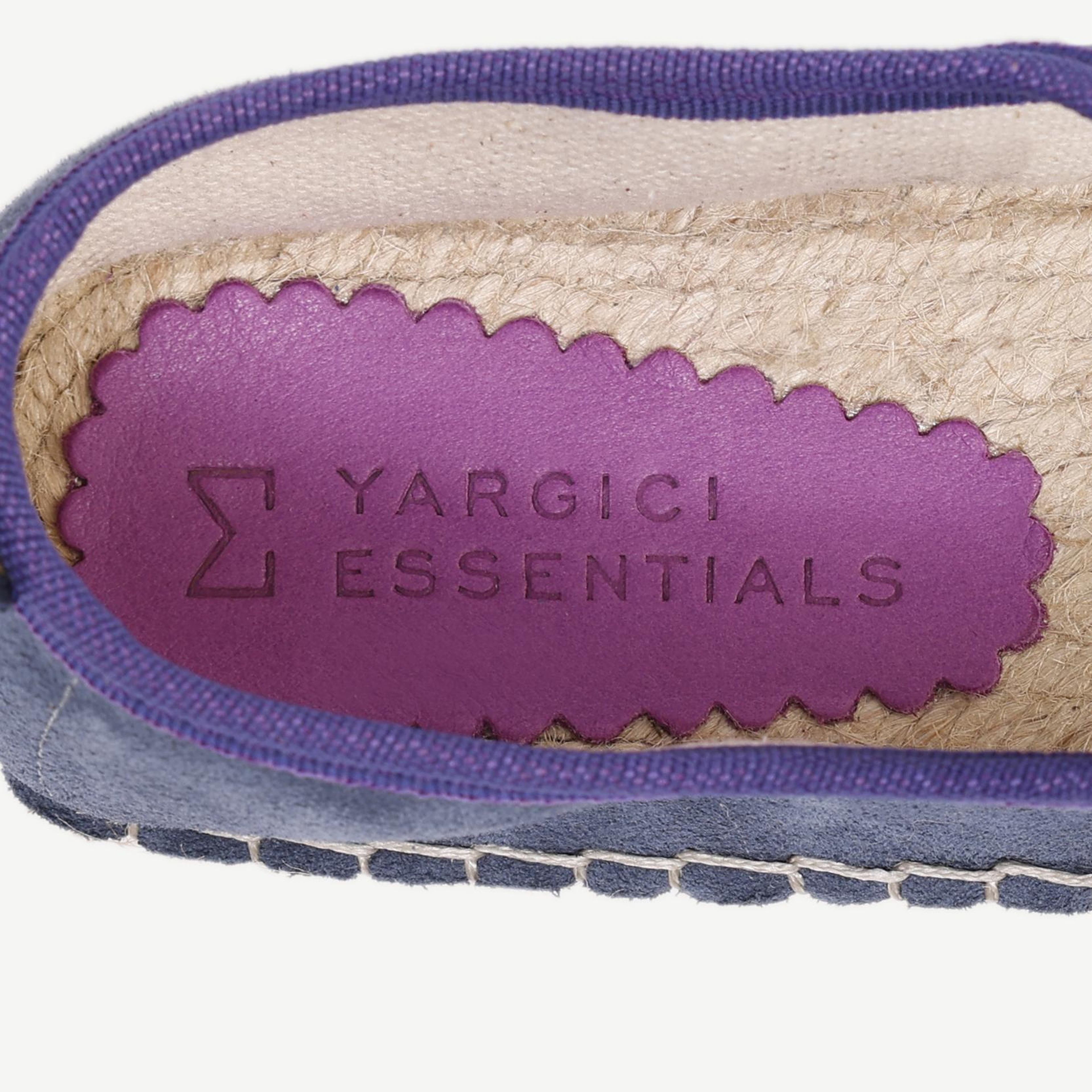 YARGICI Renk Detaylı Deri Espadril